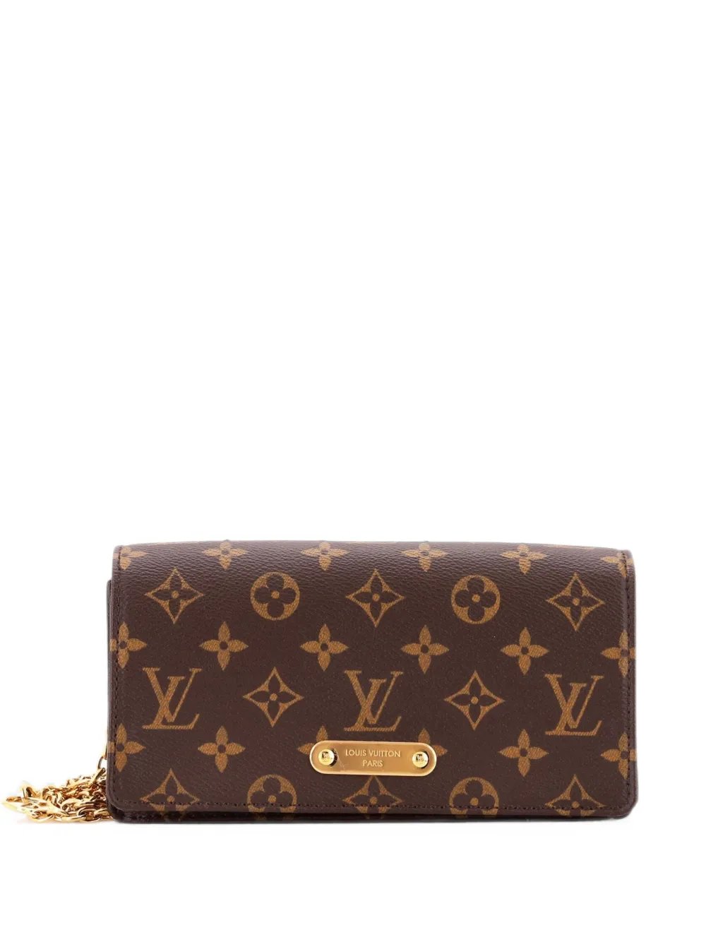 Lily Wallet on Chain Monogram Canvas crossbody bag