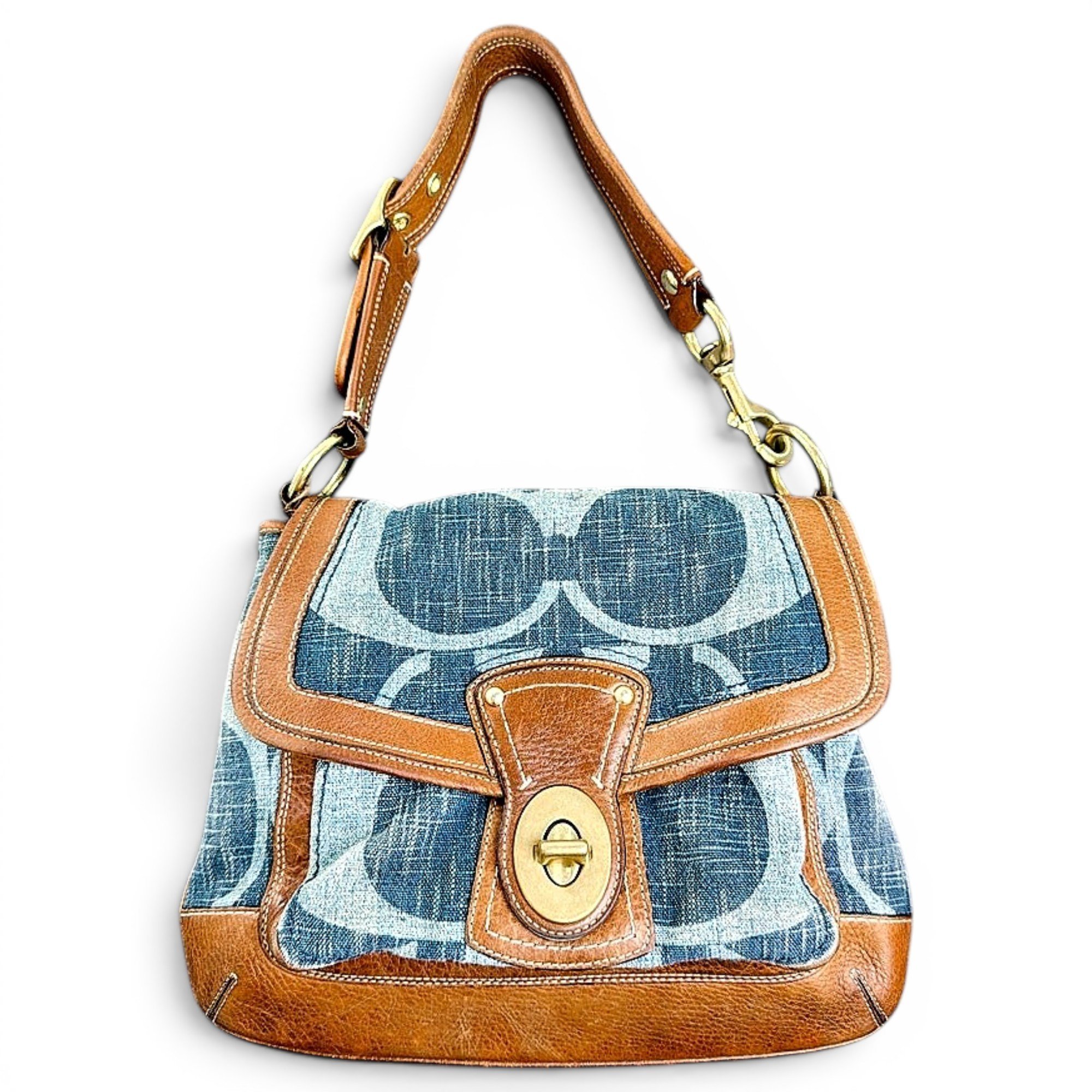 Signature Sufflette leather handbag