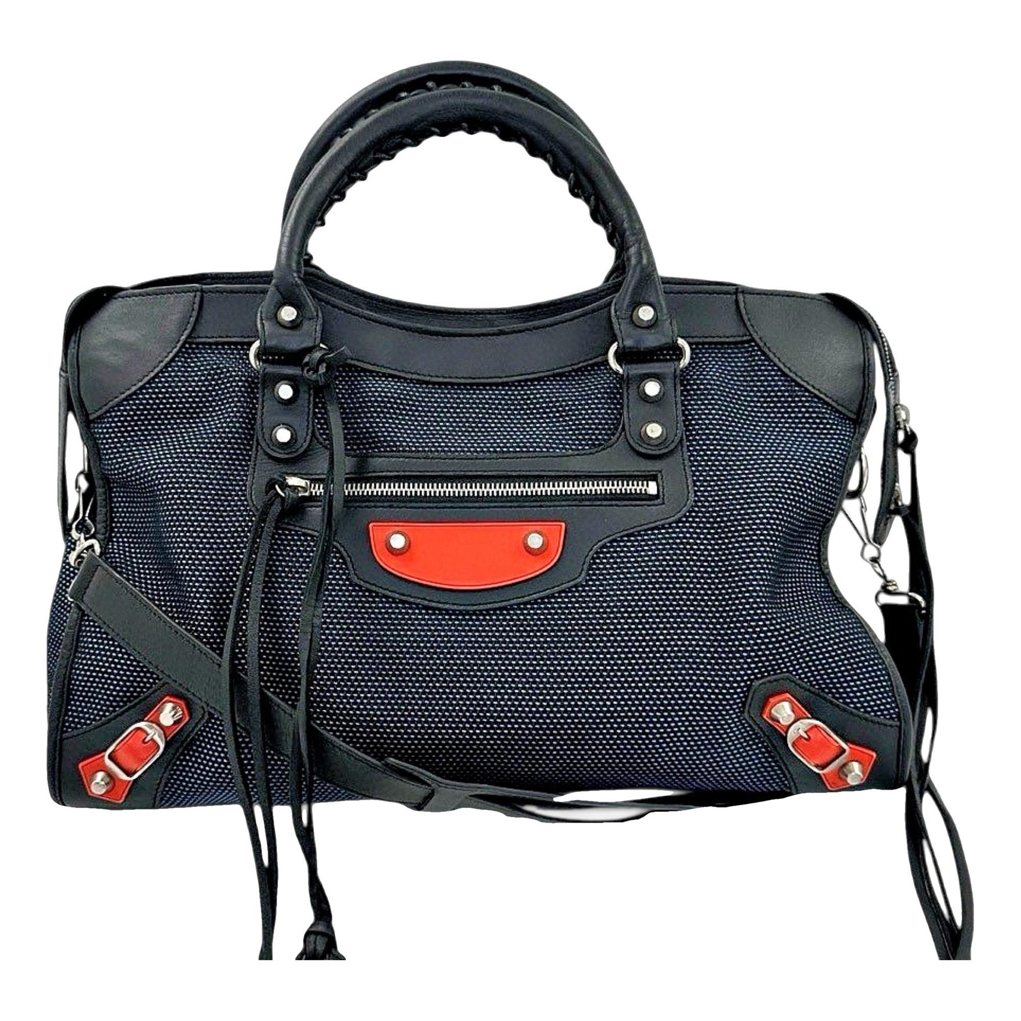 City leather bag
