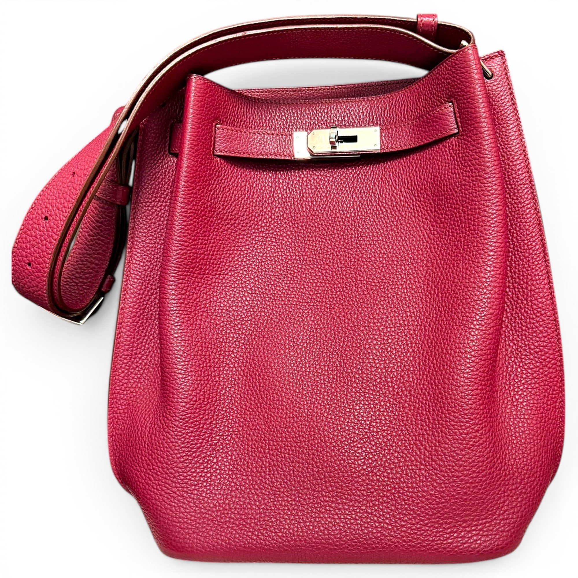 So Kelly leather handbag