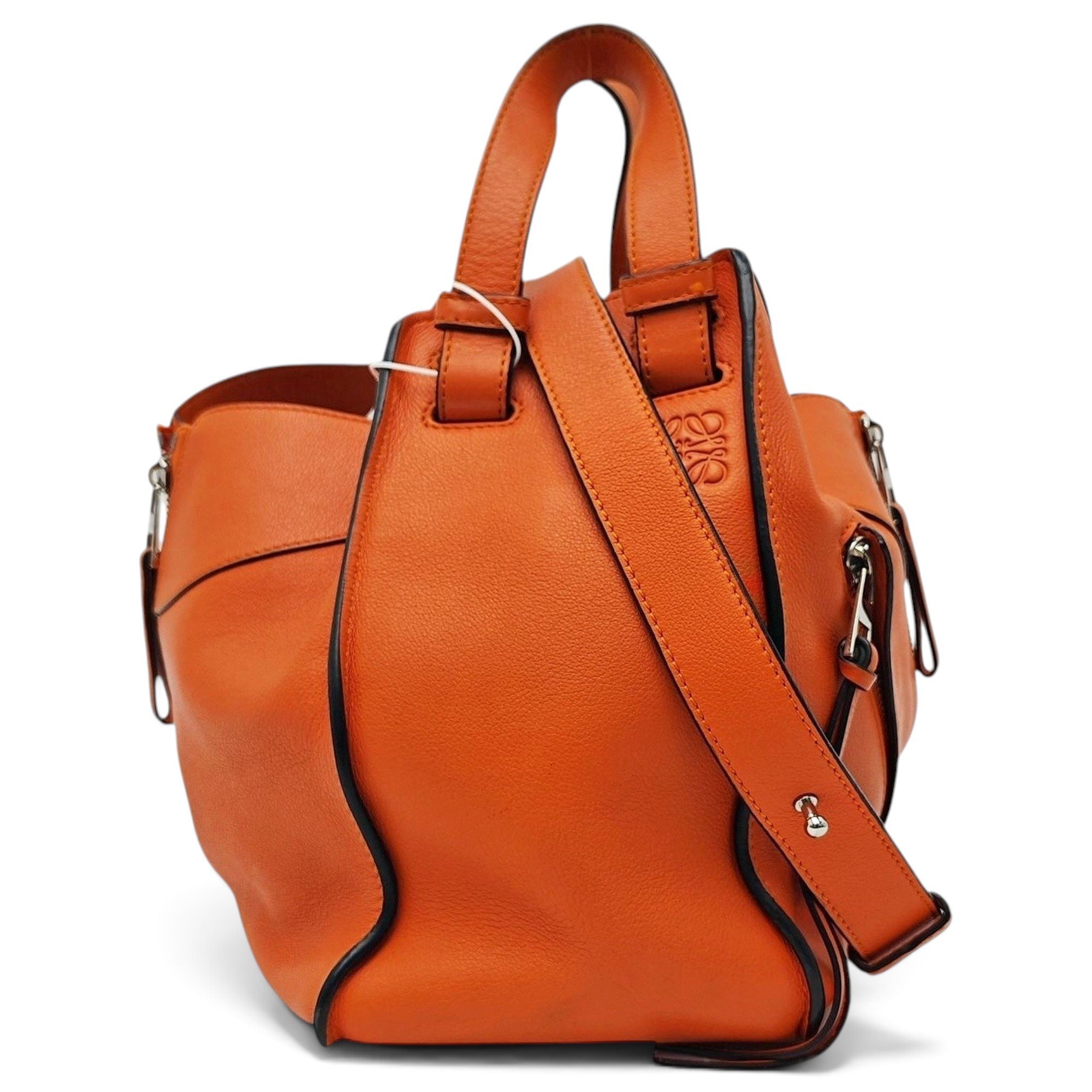 Hammock leather handbag