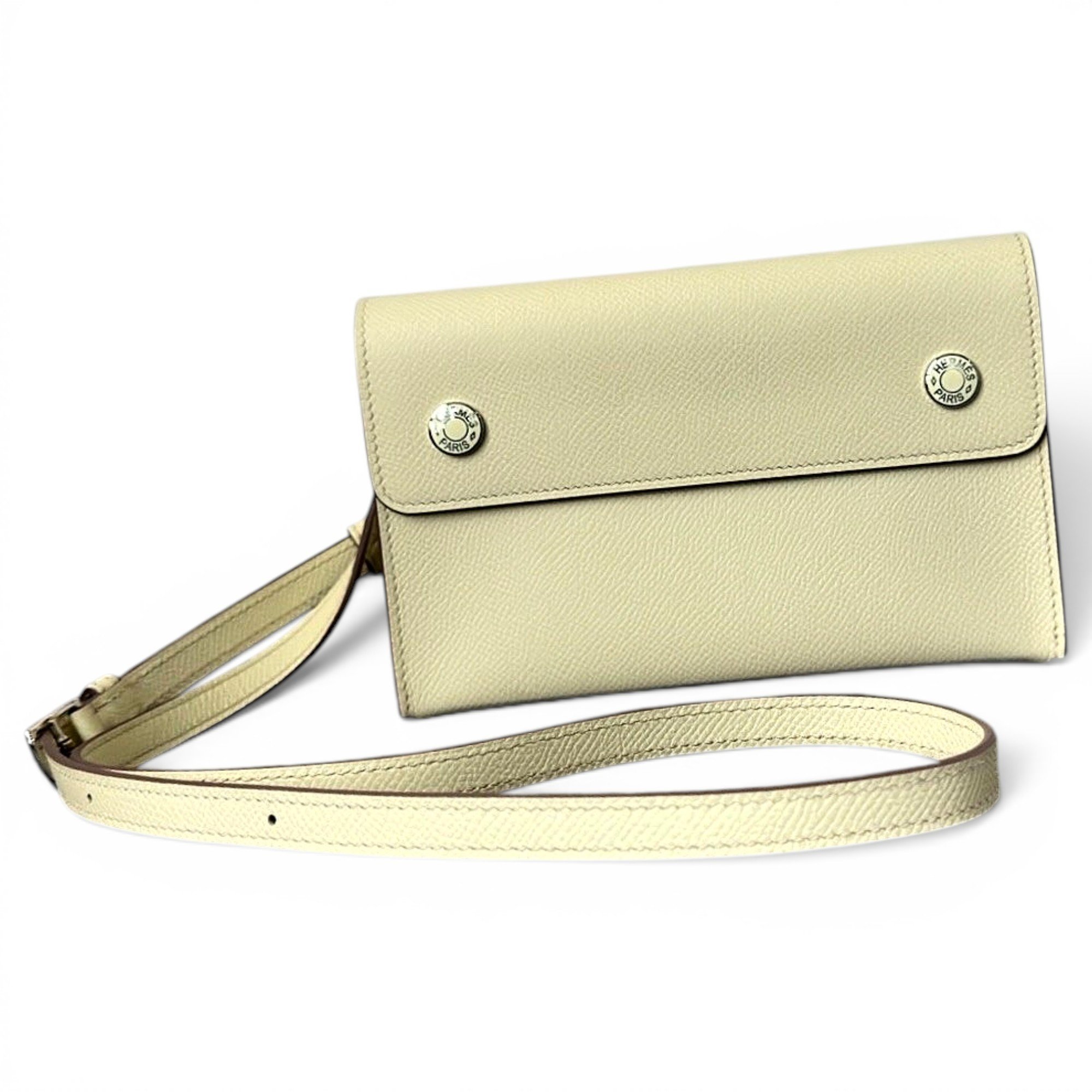 Hermesnap leather handbag
