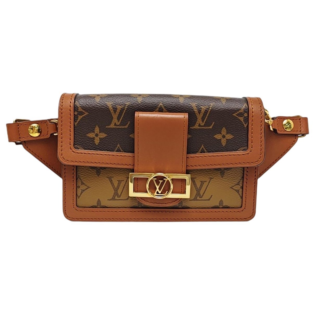 Dauphine leather crossbody bag