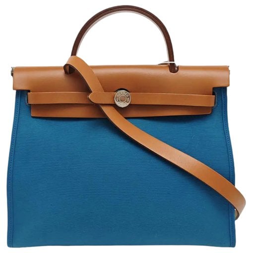Hermes Herbag cloth handbag
