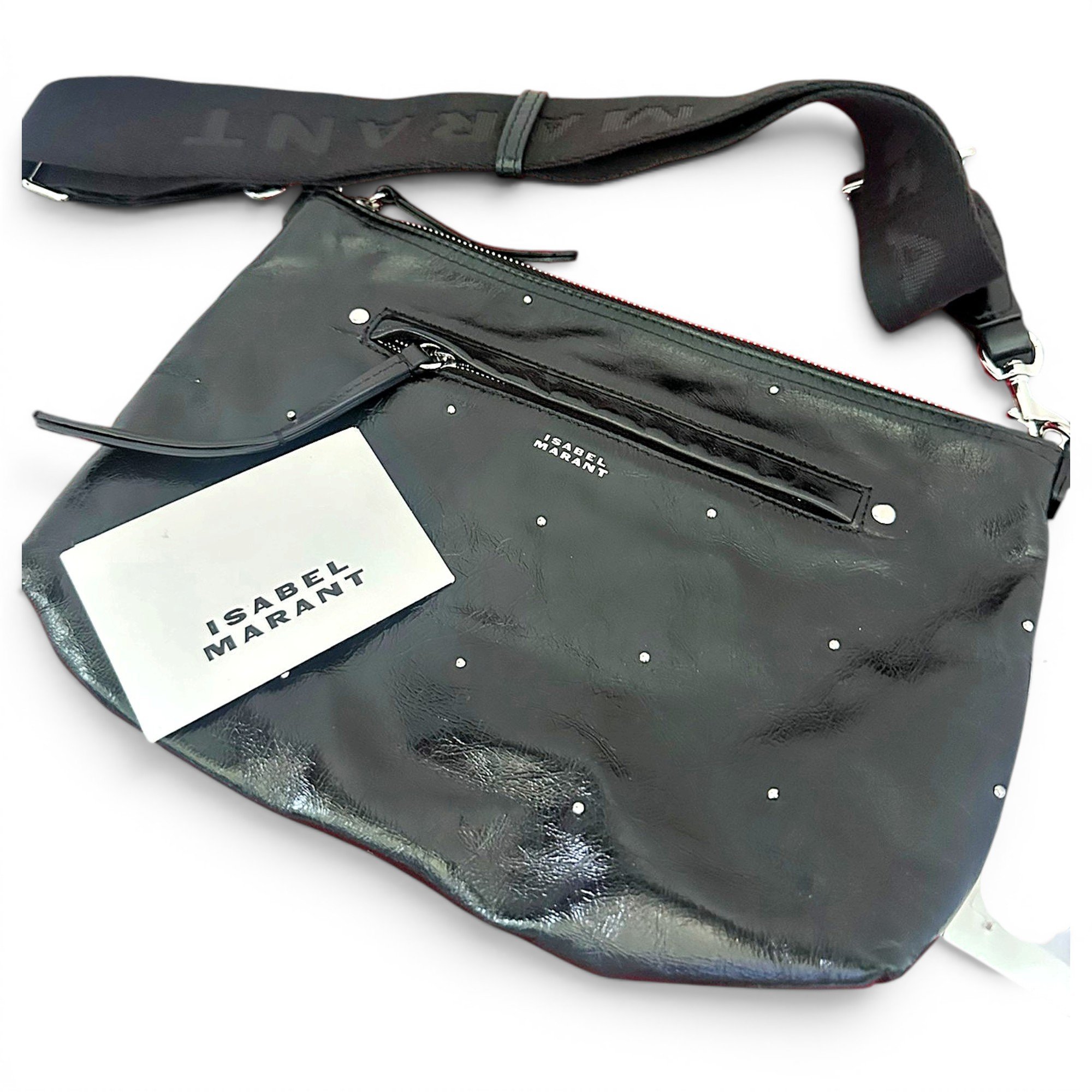 Leather crossbody bag