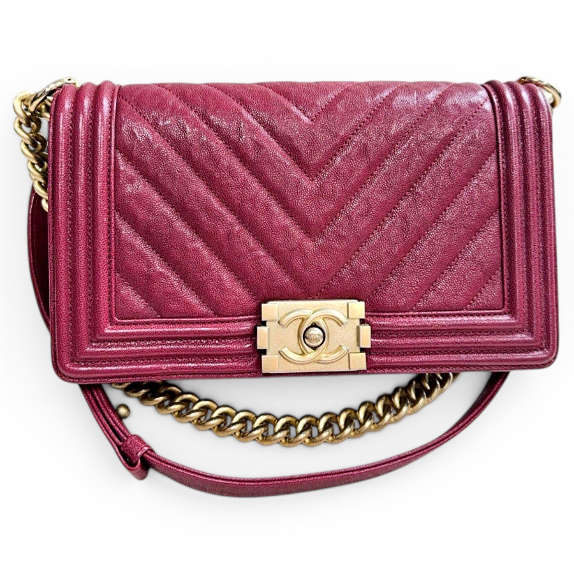 Boy leather crossbody bag