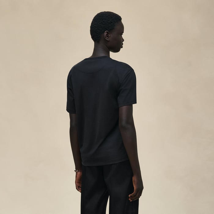 Noir Maxi Embroidered Pocket T-shirt