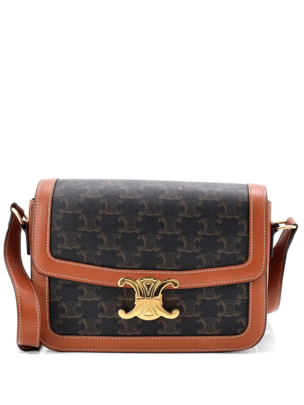 Triomphe Triomphe Coated Canvas Medium shoulder bag