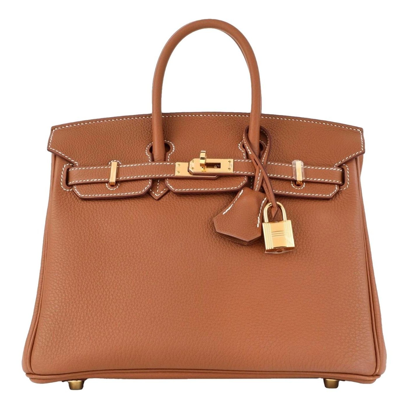Birkin 25 leather handbag