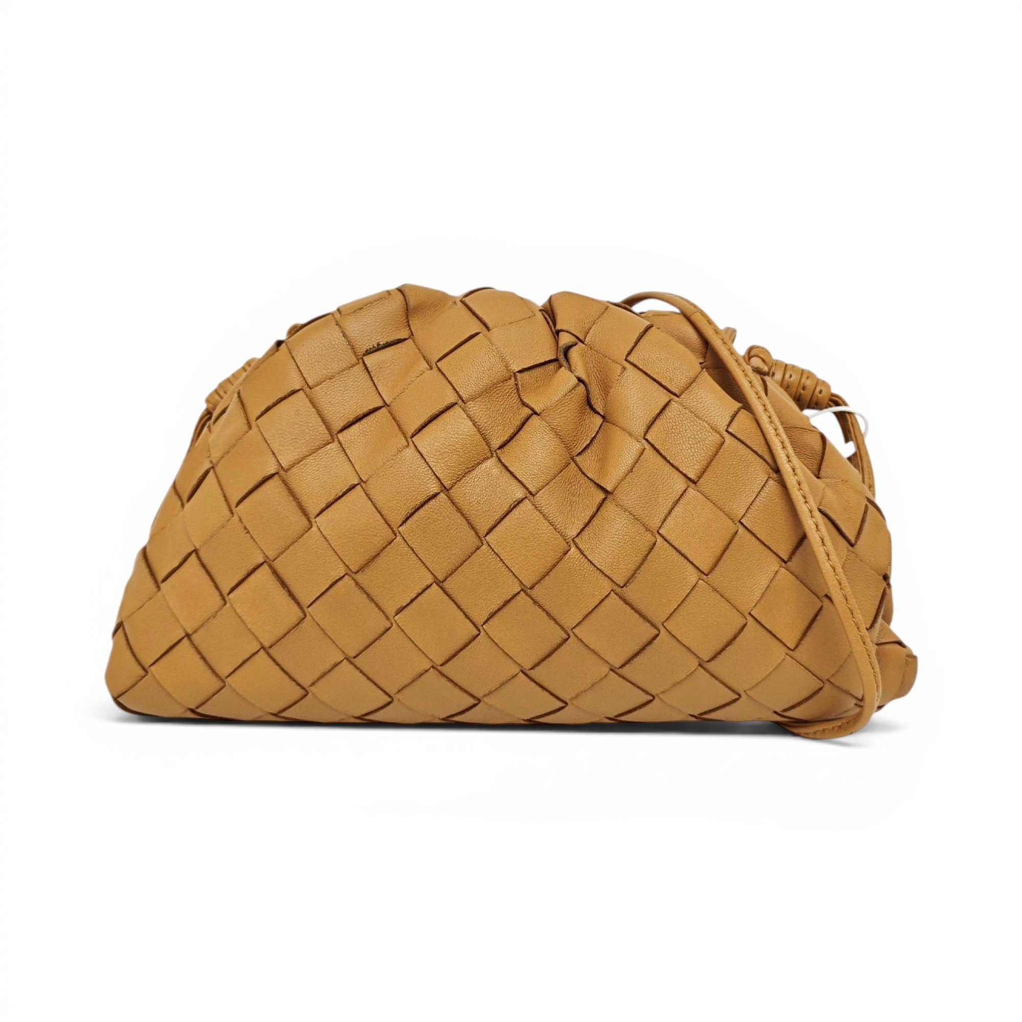 Pouch leather handbag