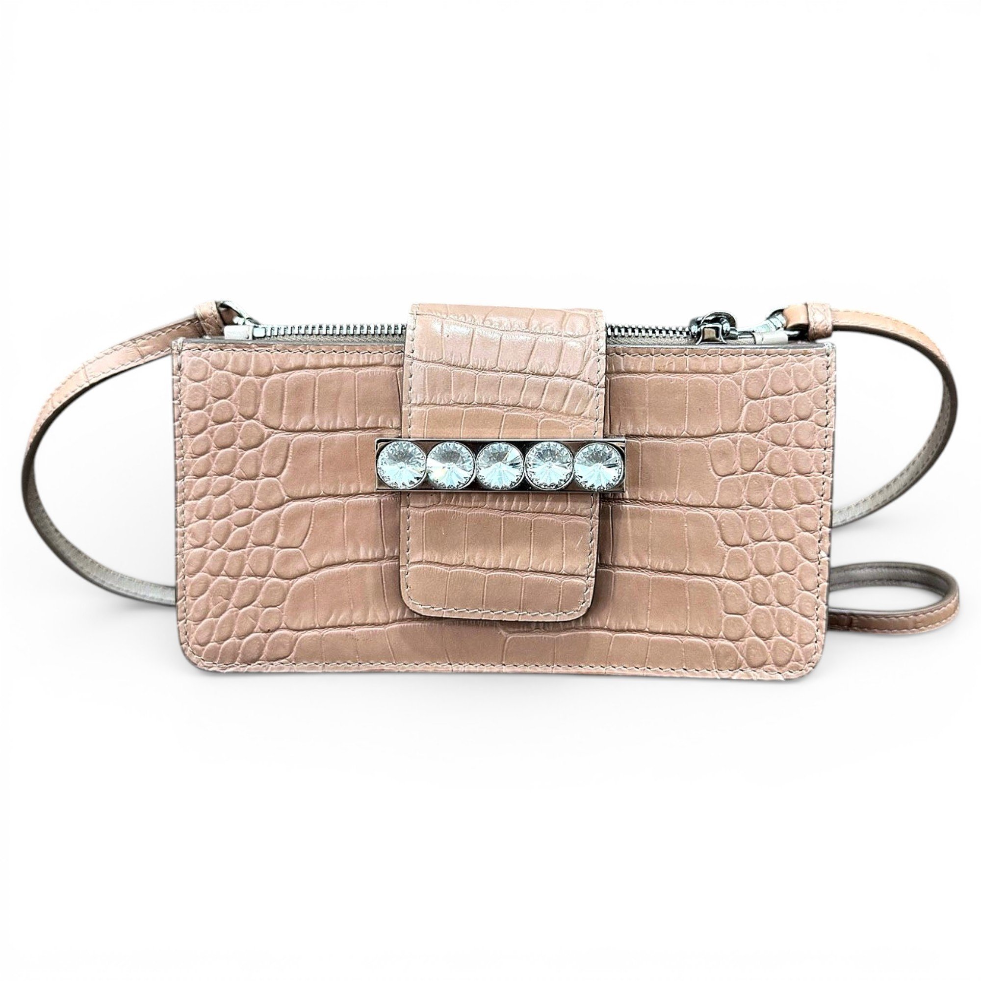 Leather crossbody bag