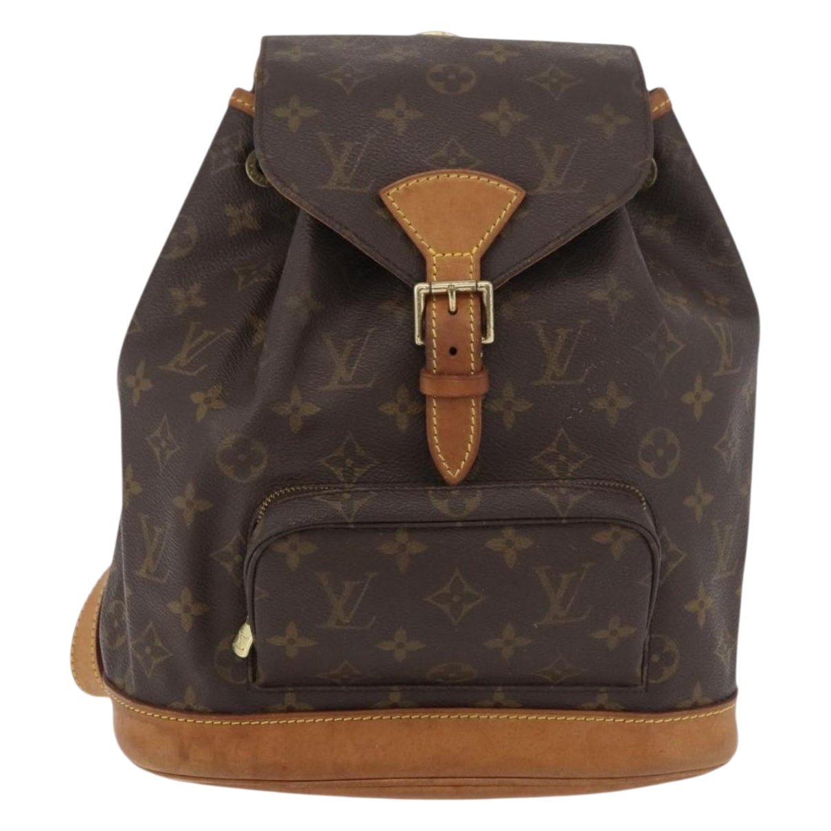 Montsouris leather backpack