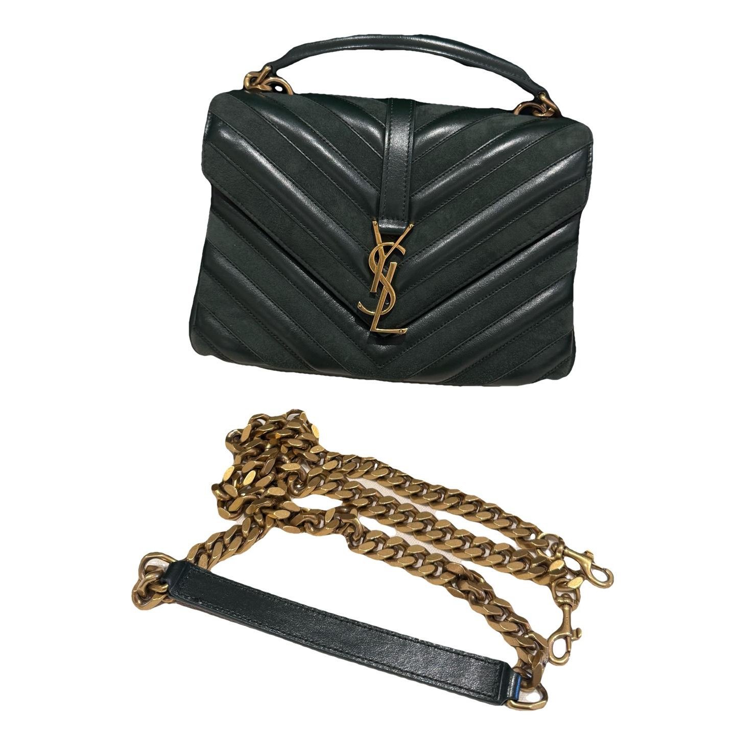 Collége monogramme leather handbag