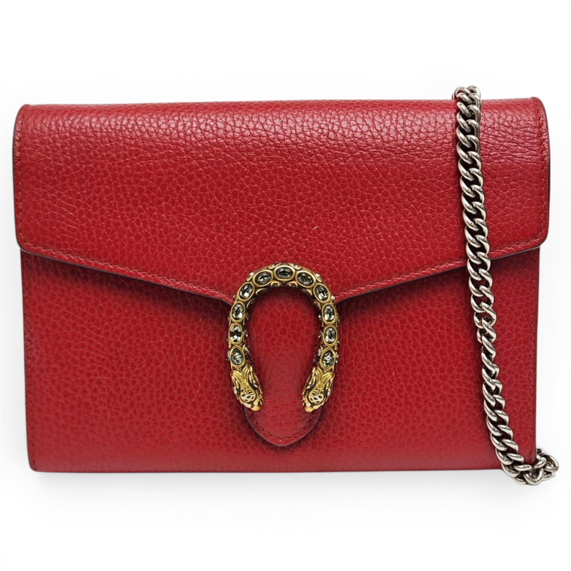 Dionysus Chain Wallet leather handbag