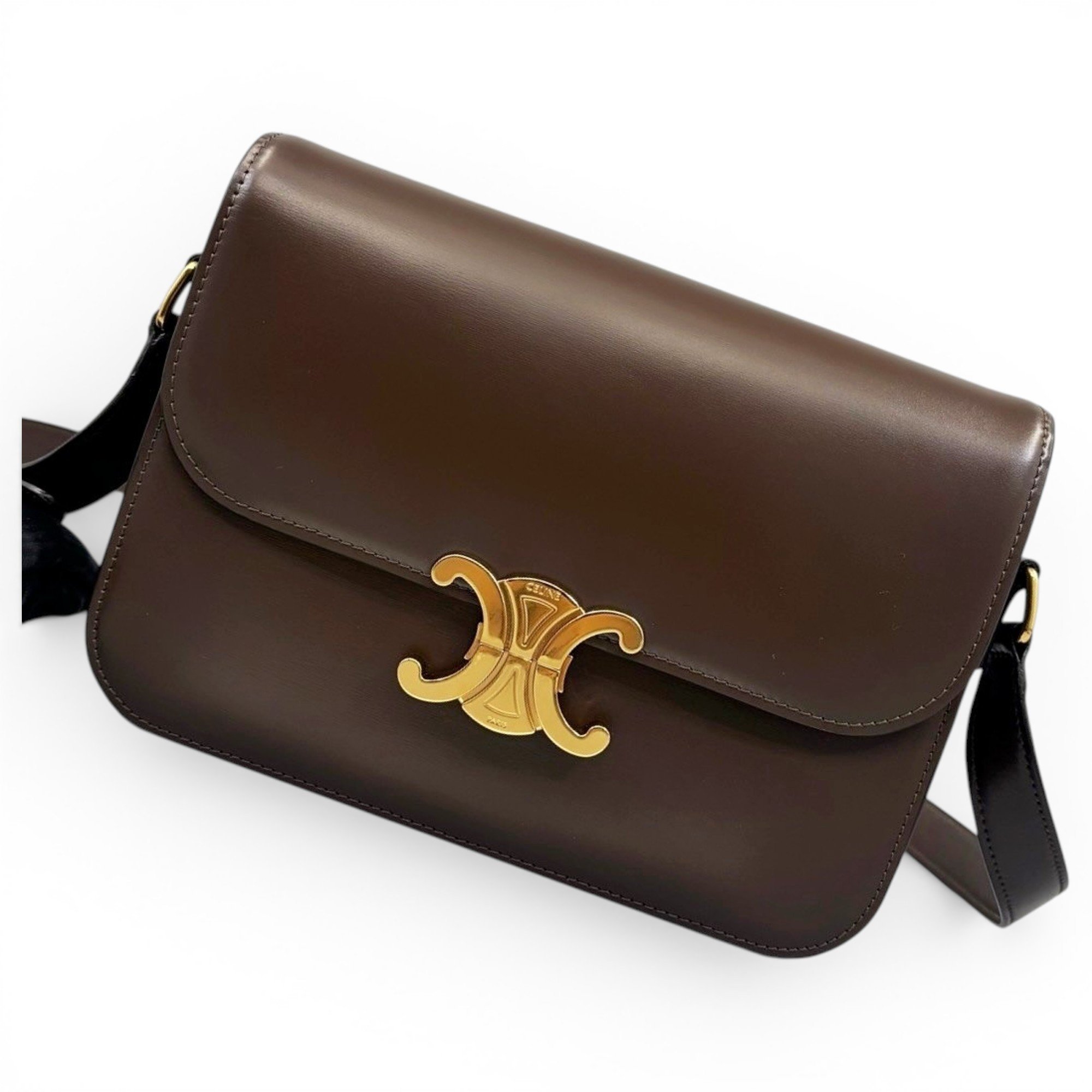 Triomphe leather handbag