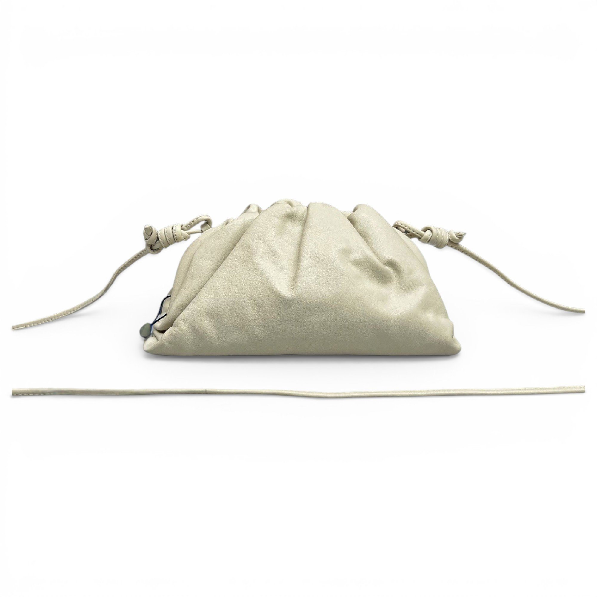 Pouch leather handbag