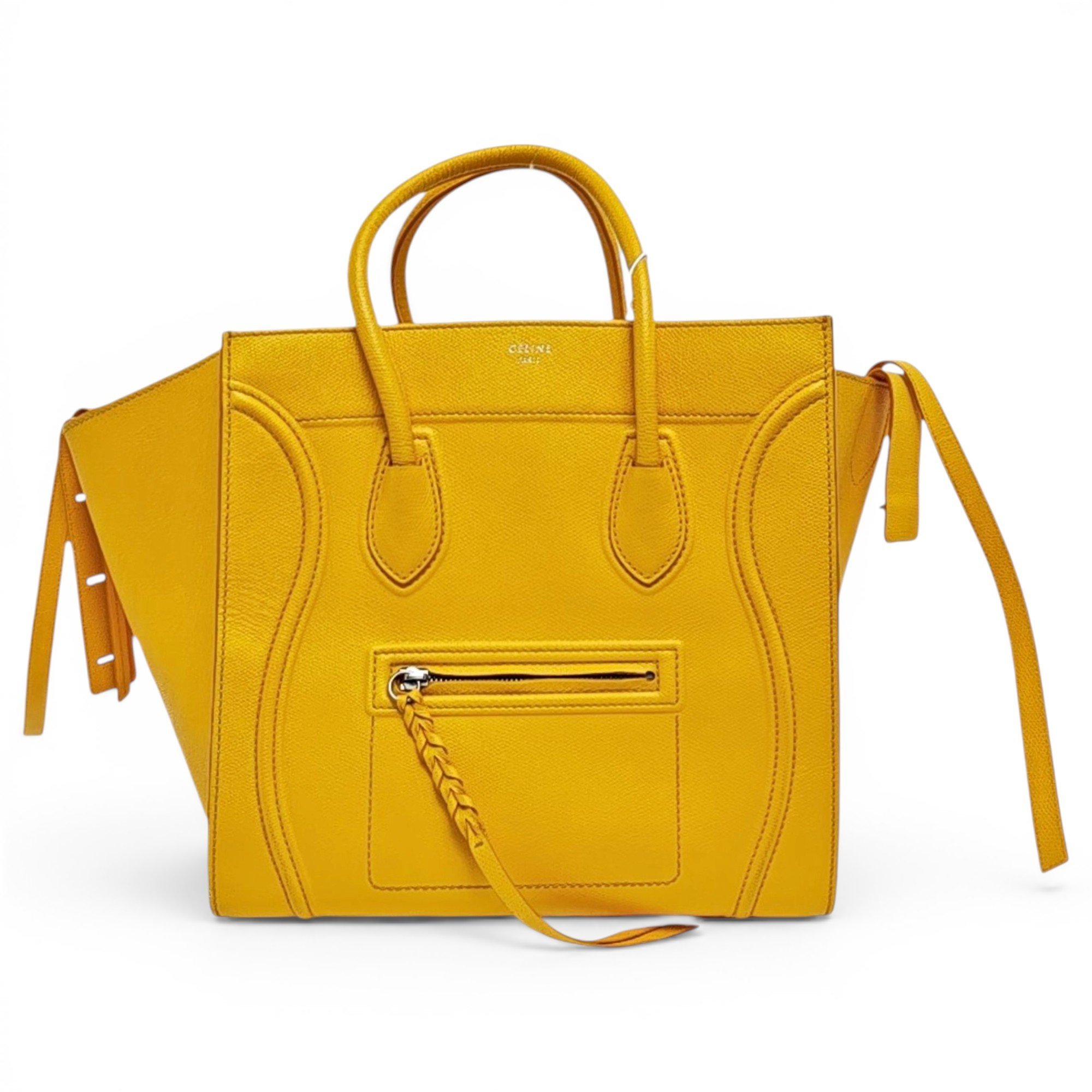 Celine Luggage Phantom leather tote