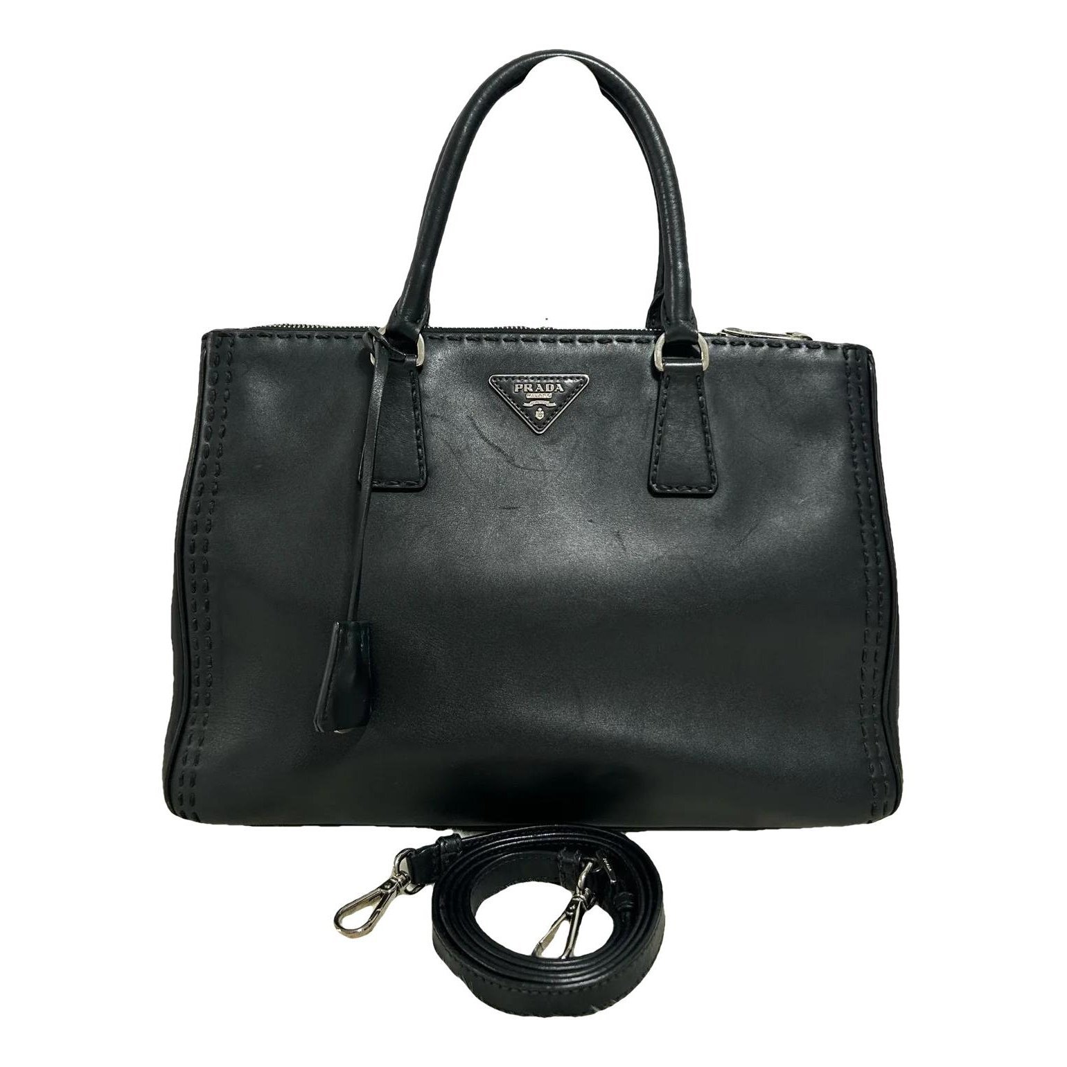 Leather tote
