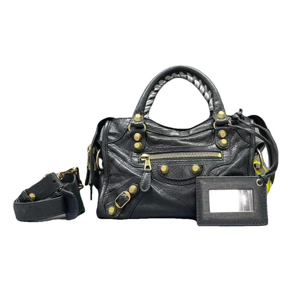 Classic Metalic leather mini bag