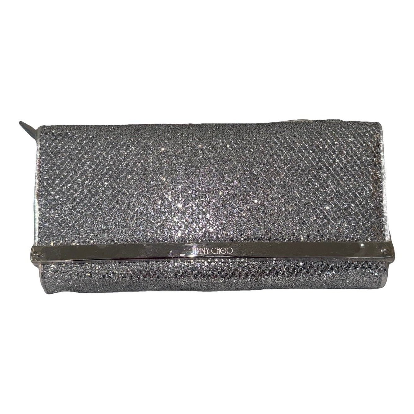 Glitter clutch bag