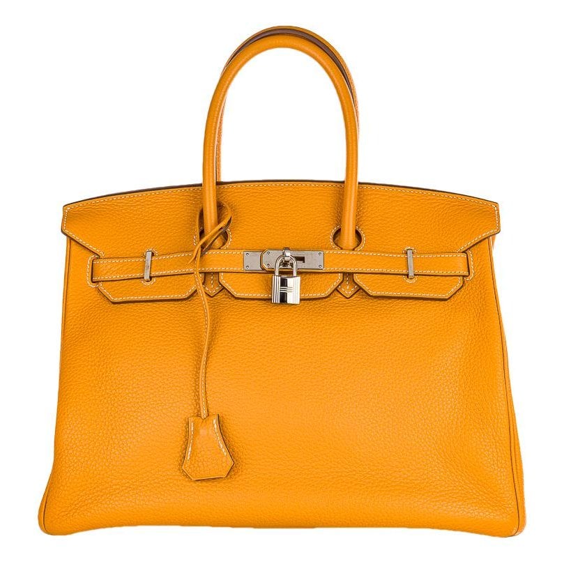 Hermes Birkin 35 Handbag Togo Leather