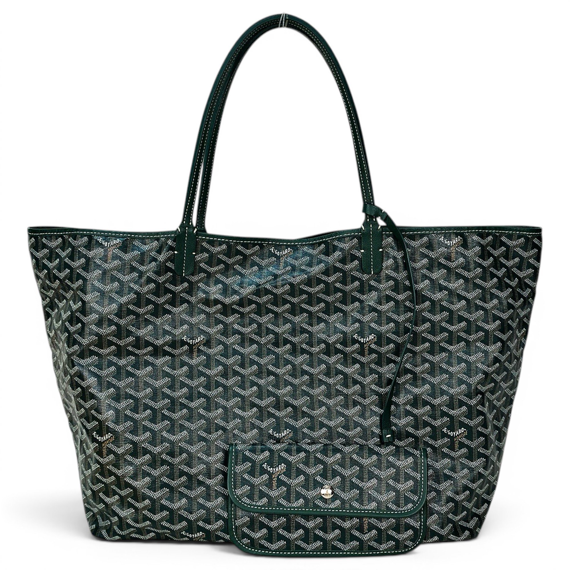 Goyard Saint-Louis leather handbag
