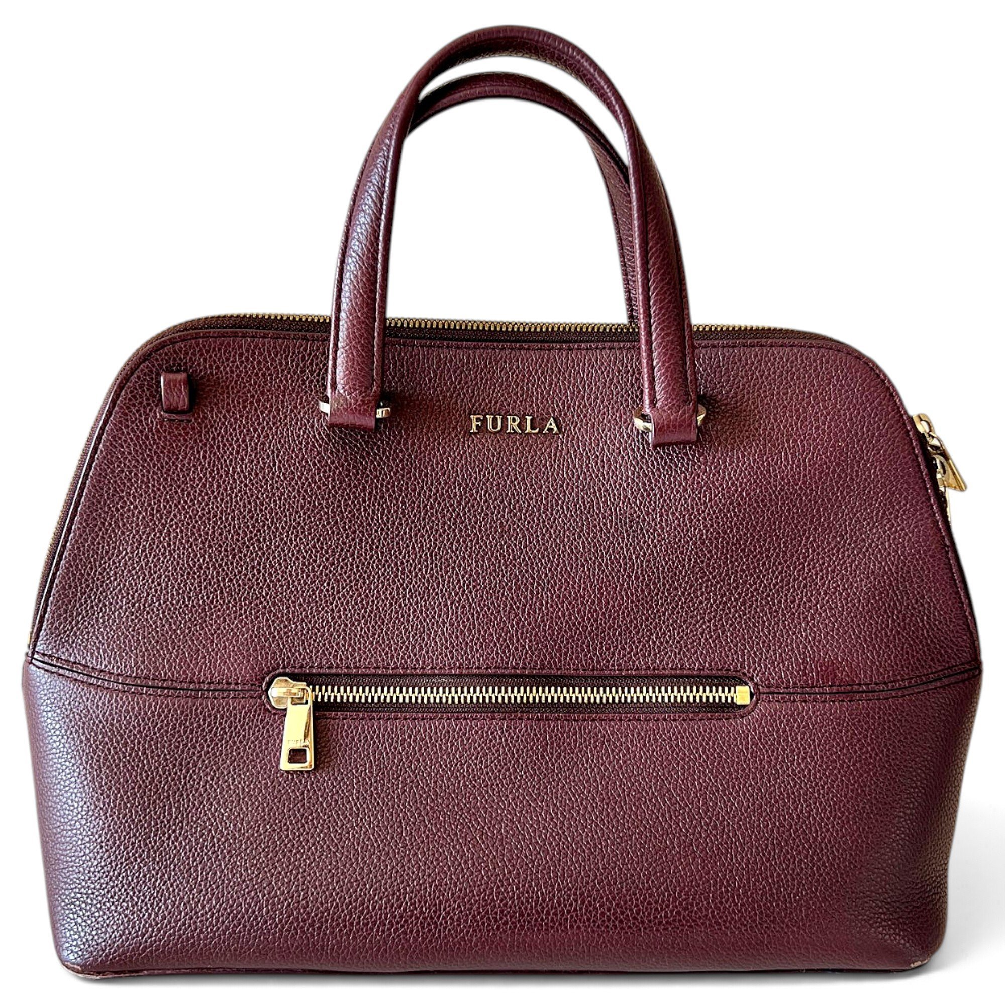 Leather handbag