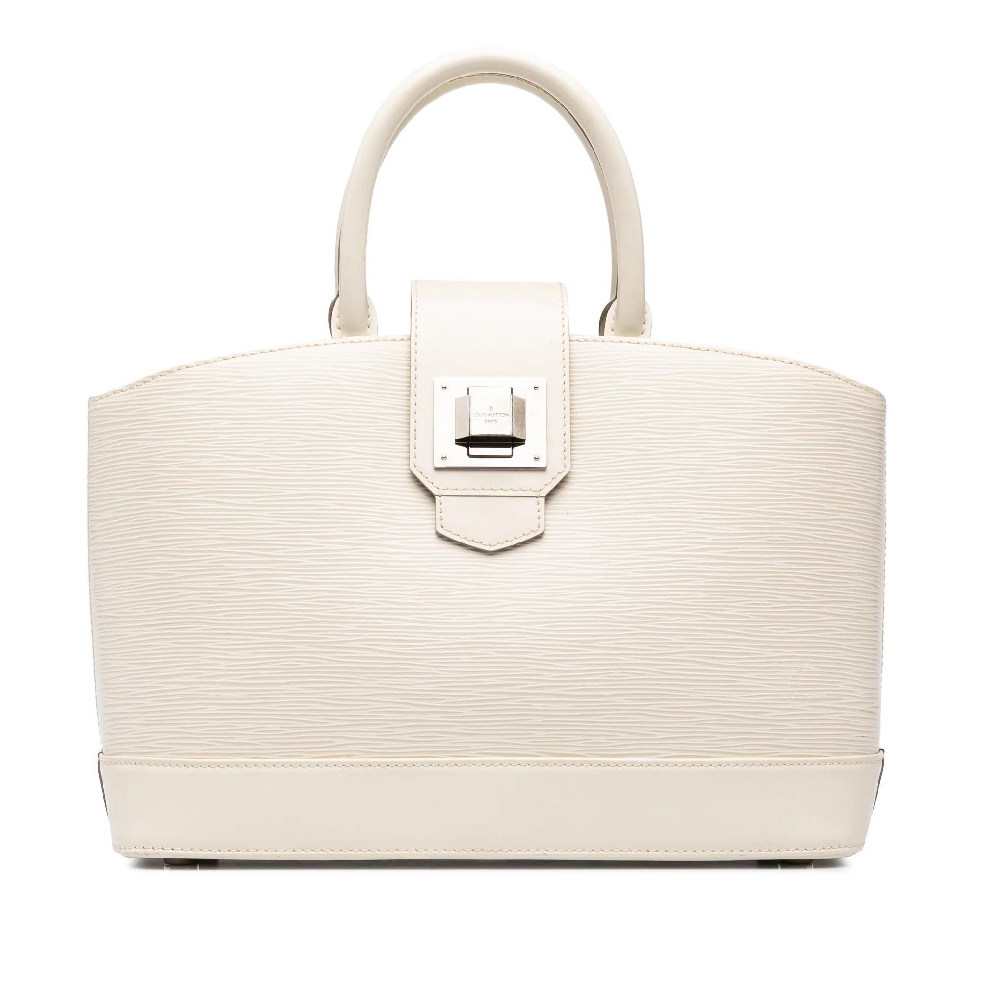 Twist leather handbag