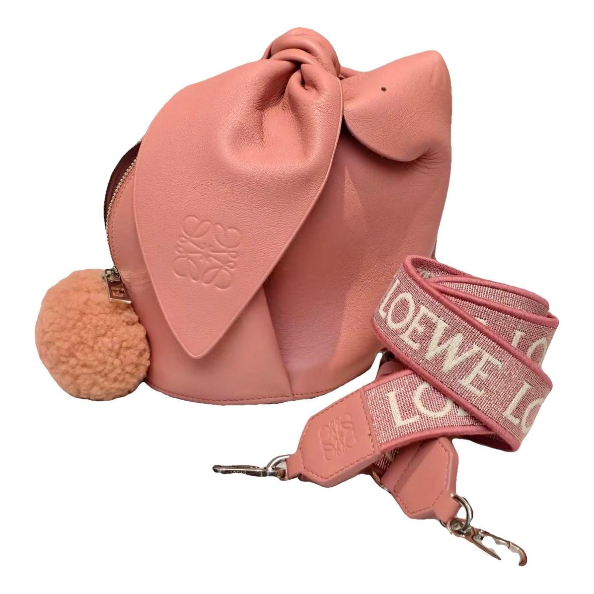 Animals leather crossbody bag