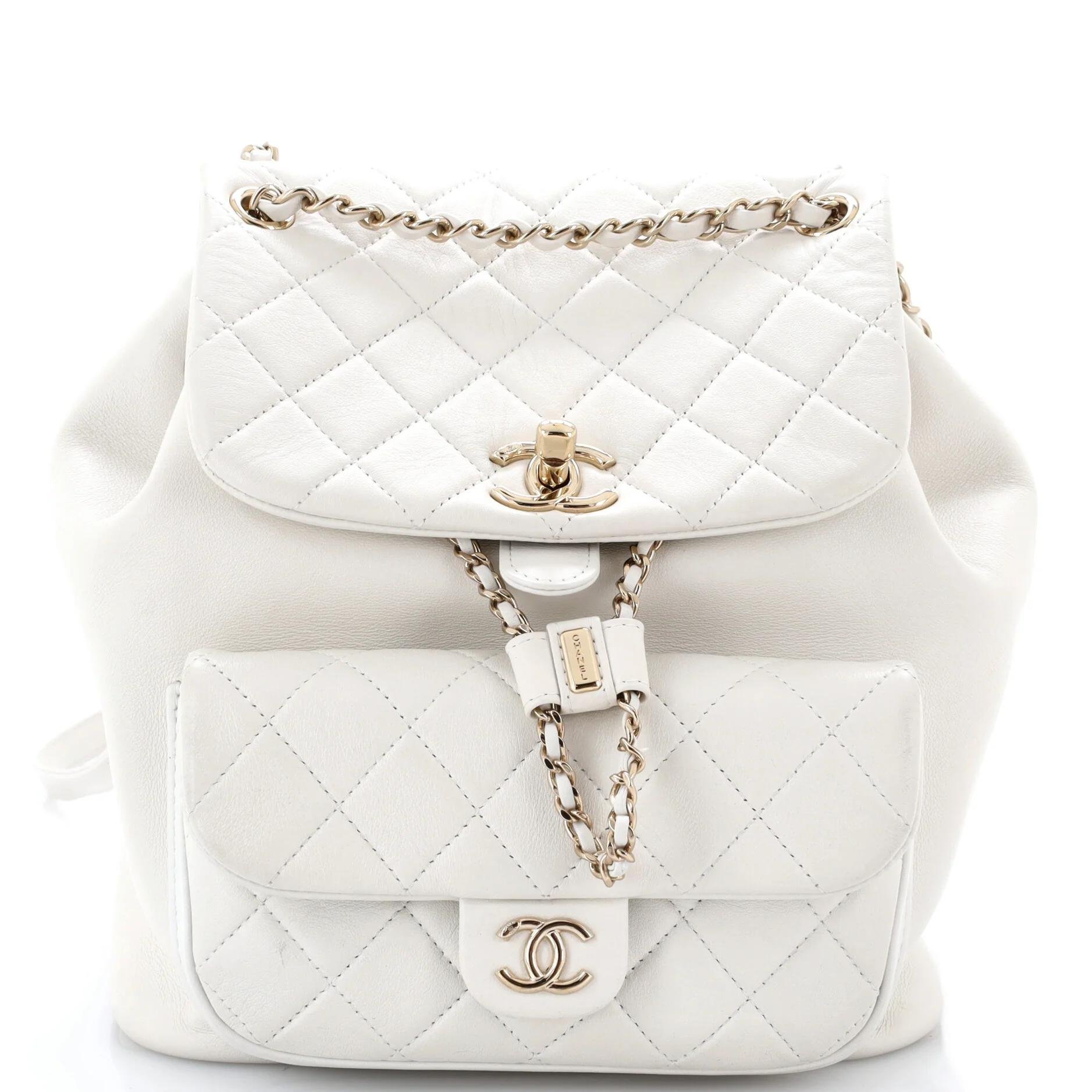 Leather backpack