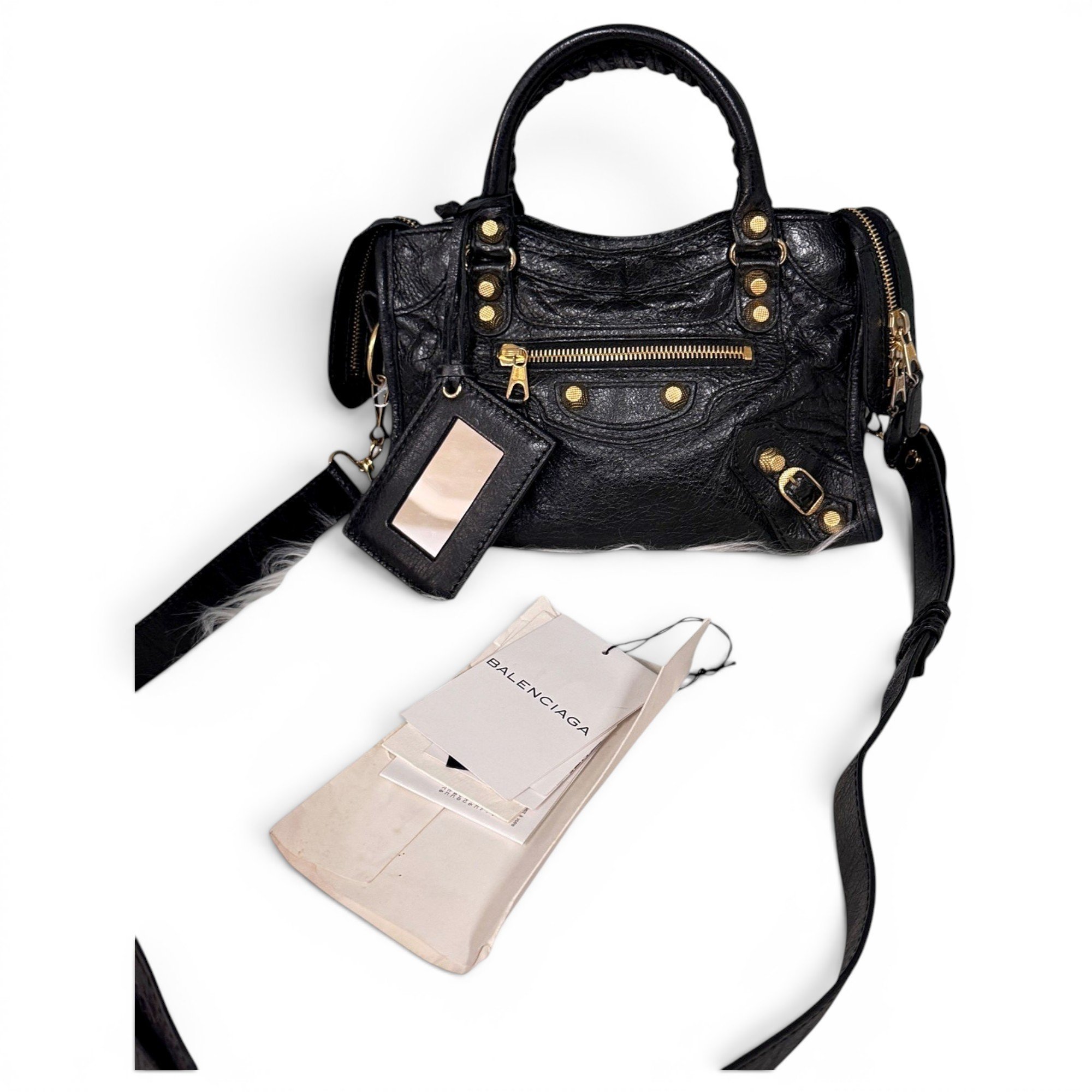 Leather handbag