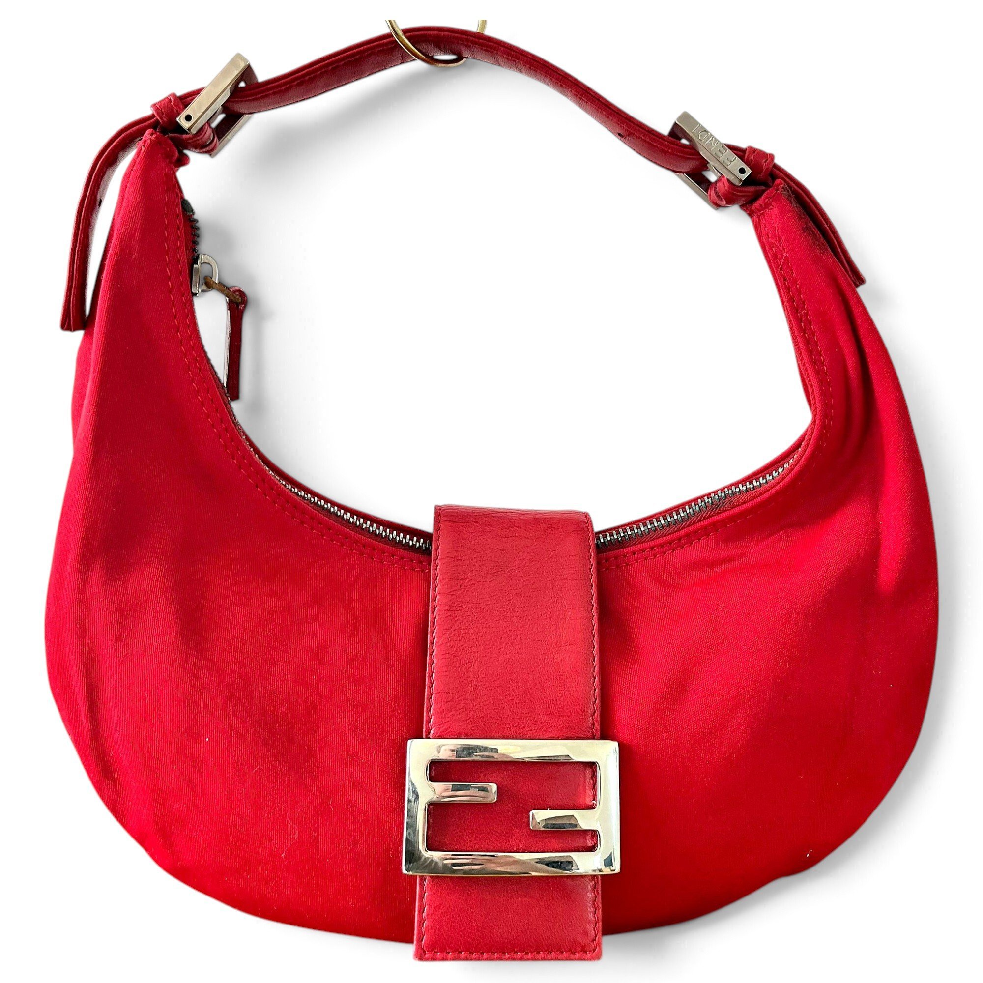 Baguette cloth handbag