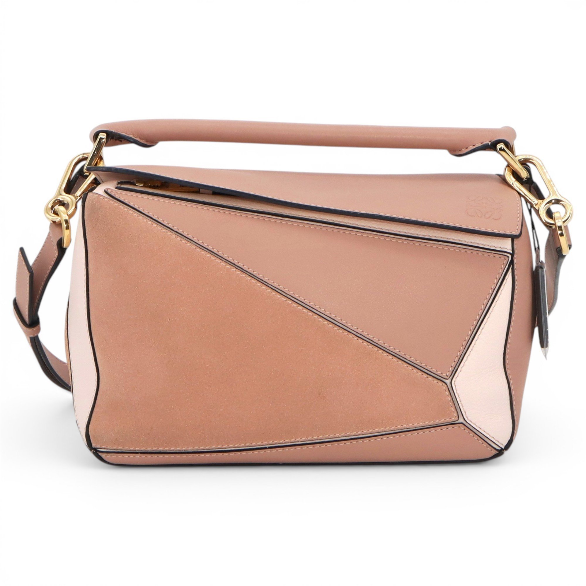 Puzzle pony-style calfskin handbag