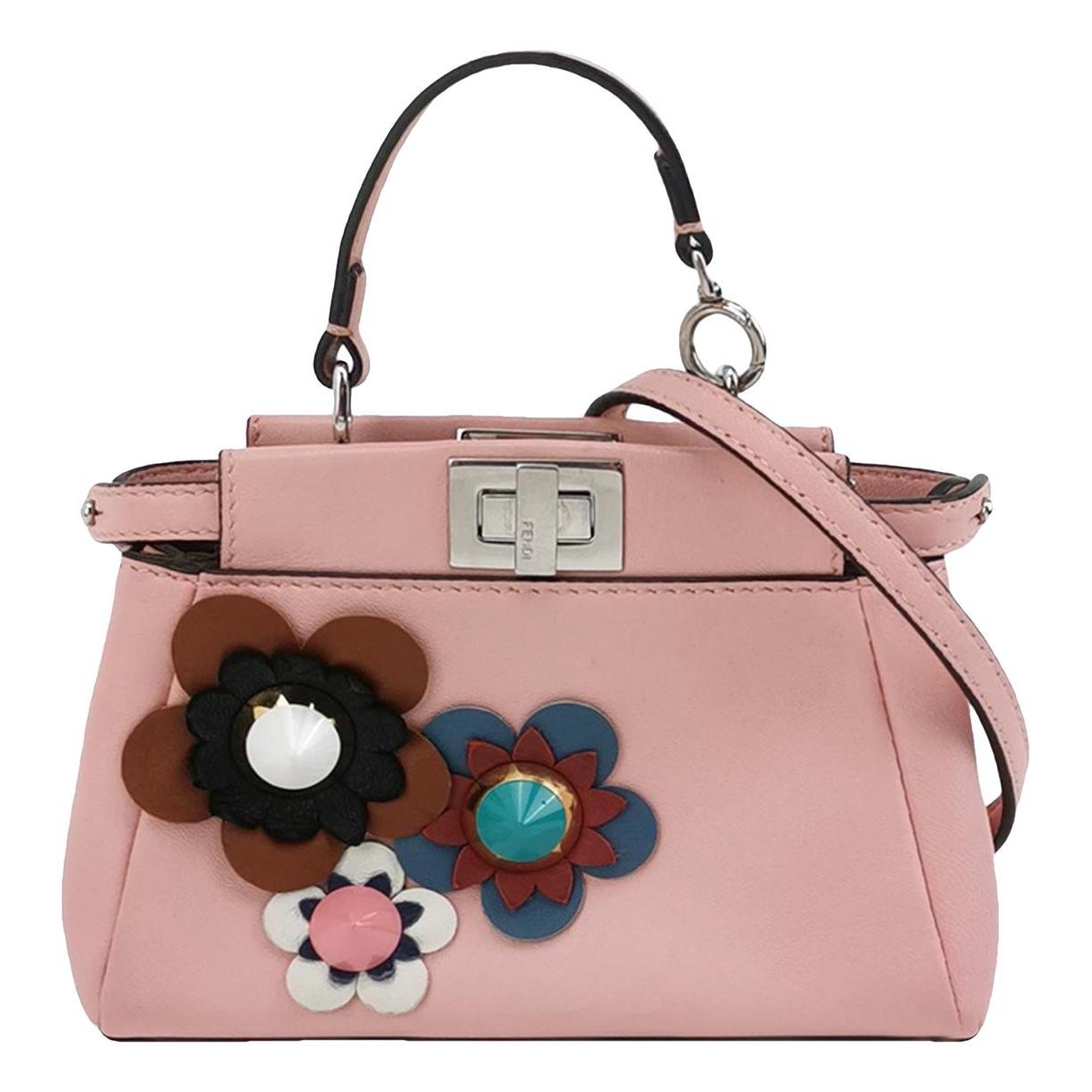 Peekaboo leather handbag
