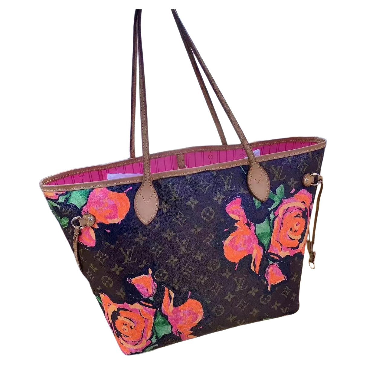 Neverfull leather tote