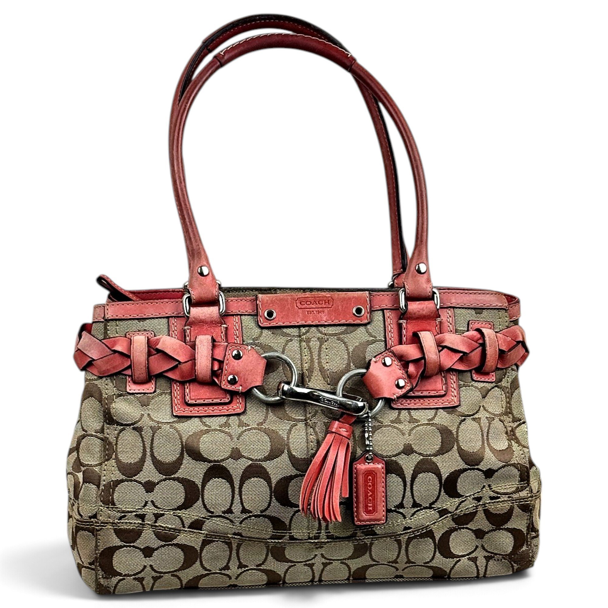 Leather handbag