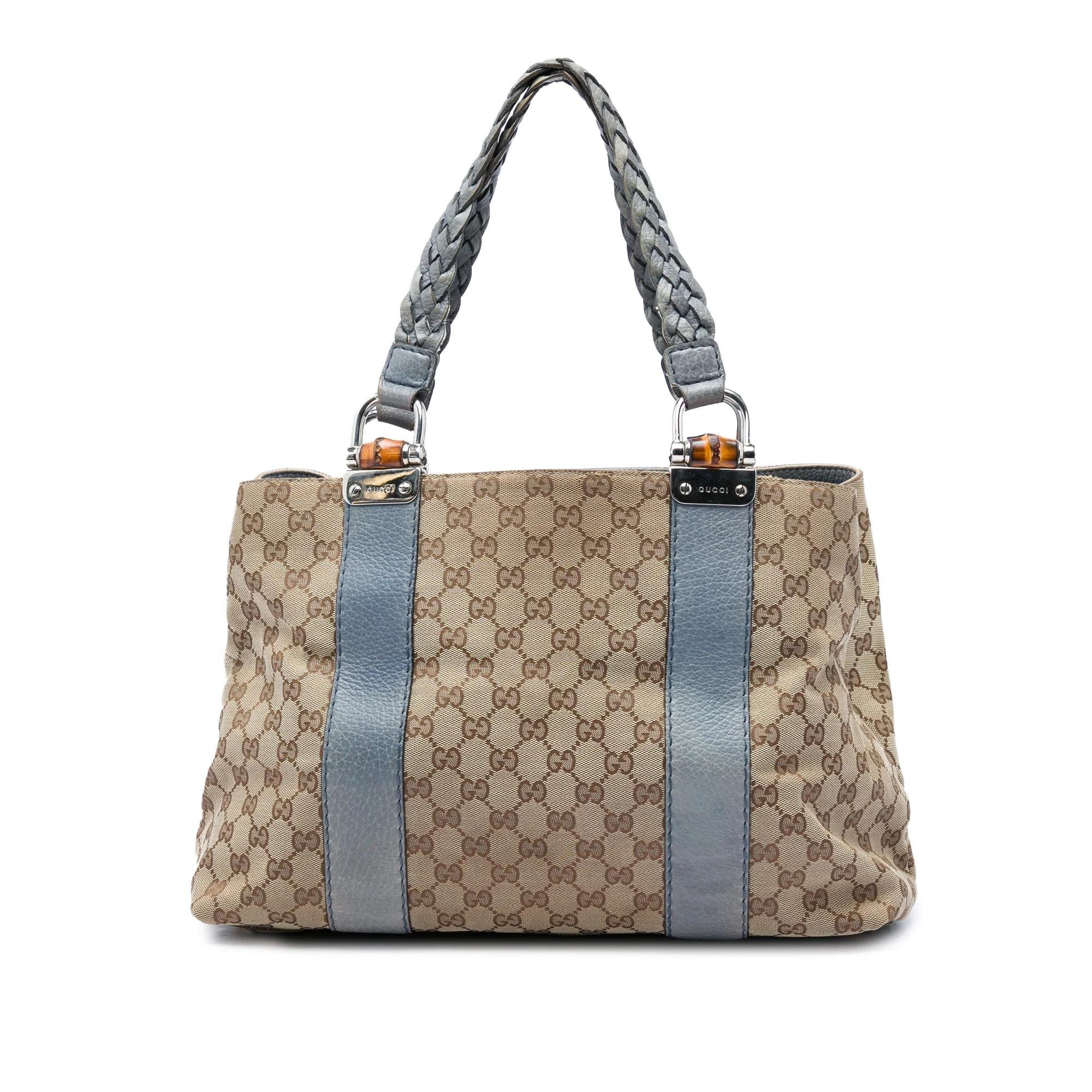 Bamboo leather tote