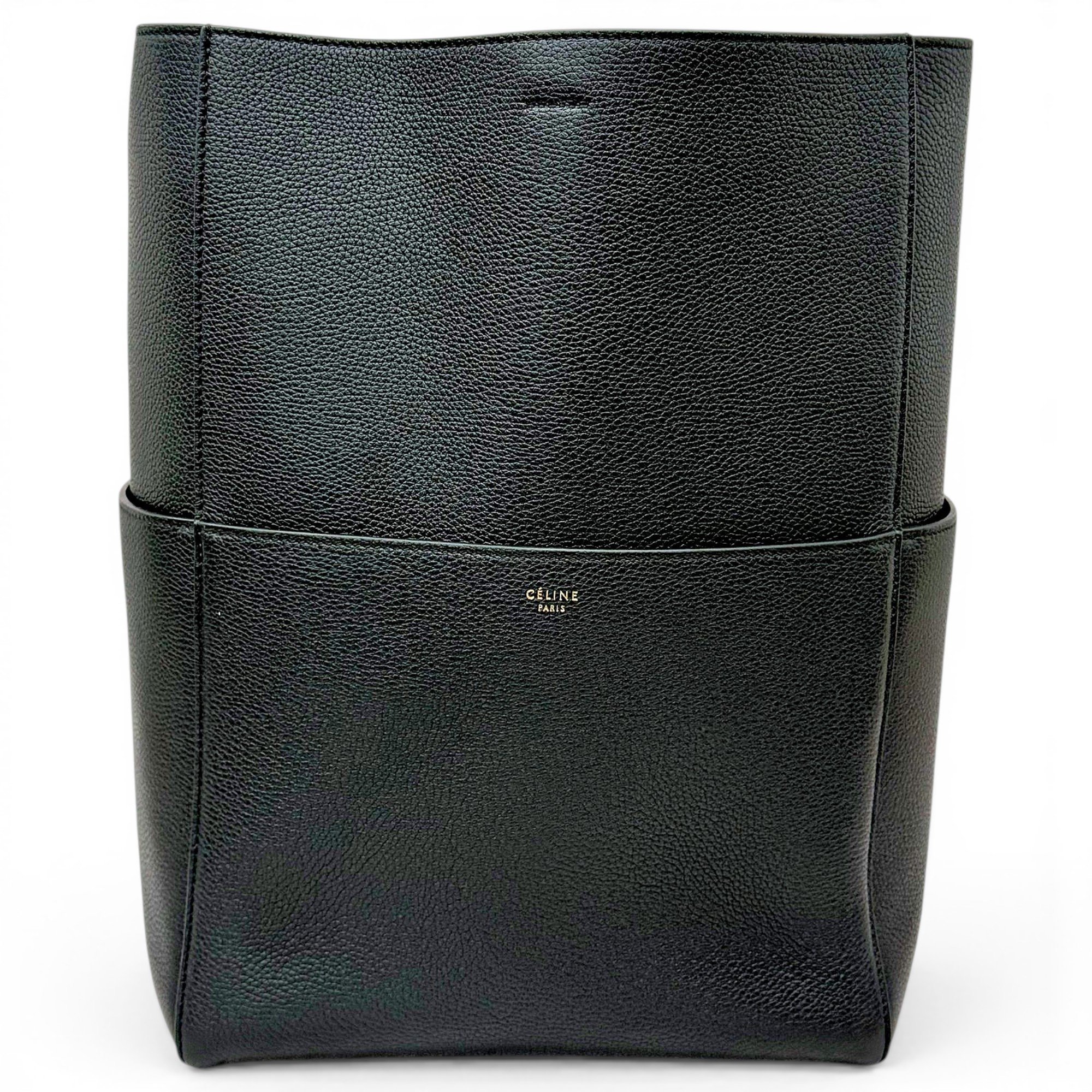 Seau Sangle leather handbag