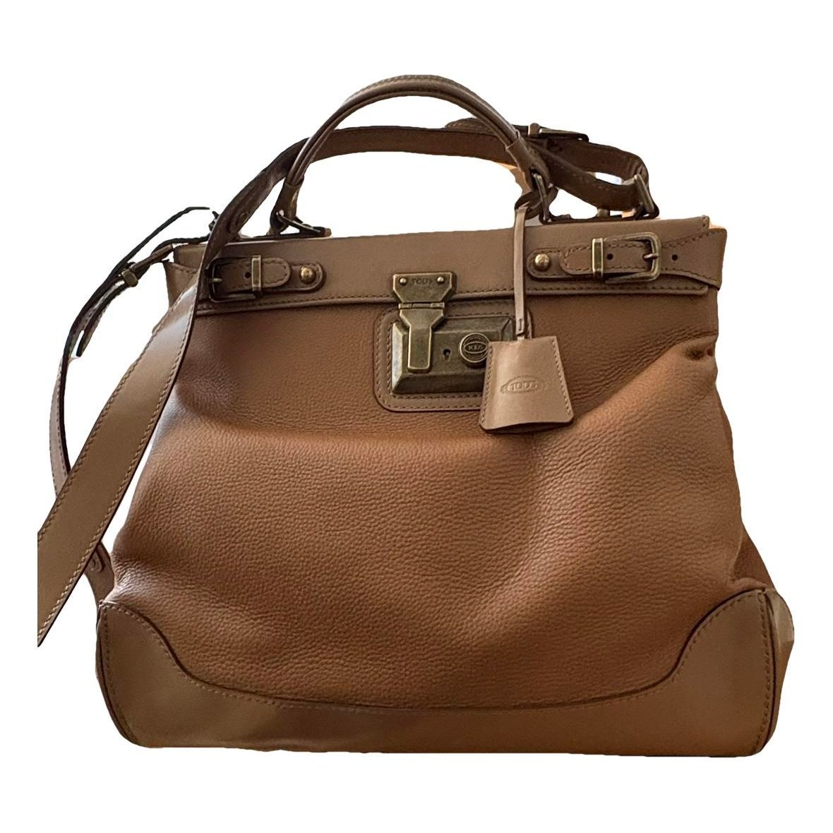 D Bag leather handbag