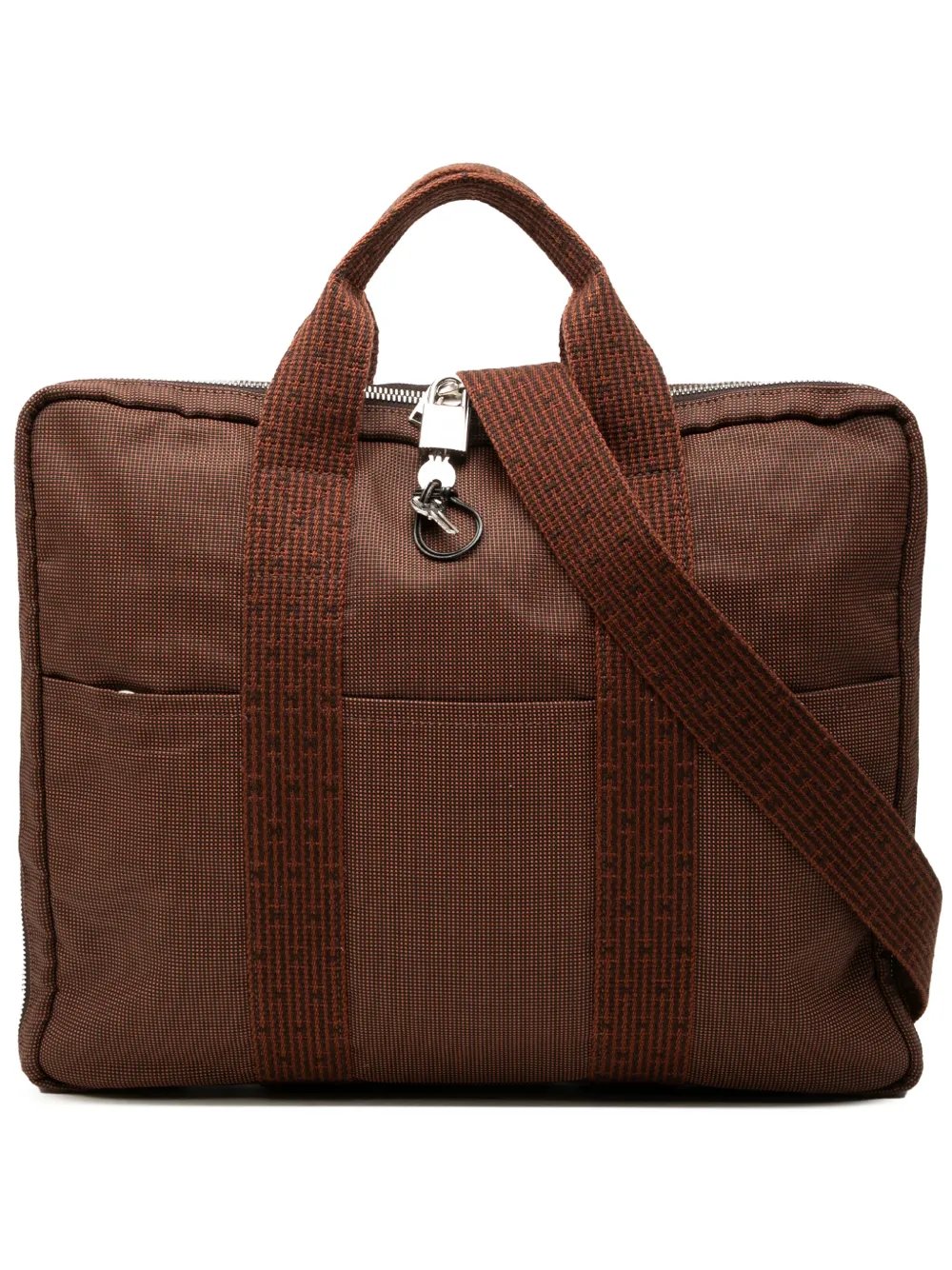 1990-2010 Canvas Herline Porte Documents business bag