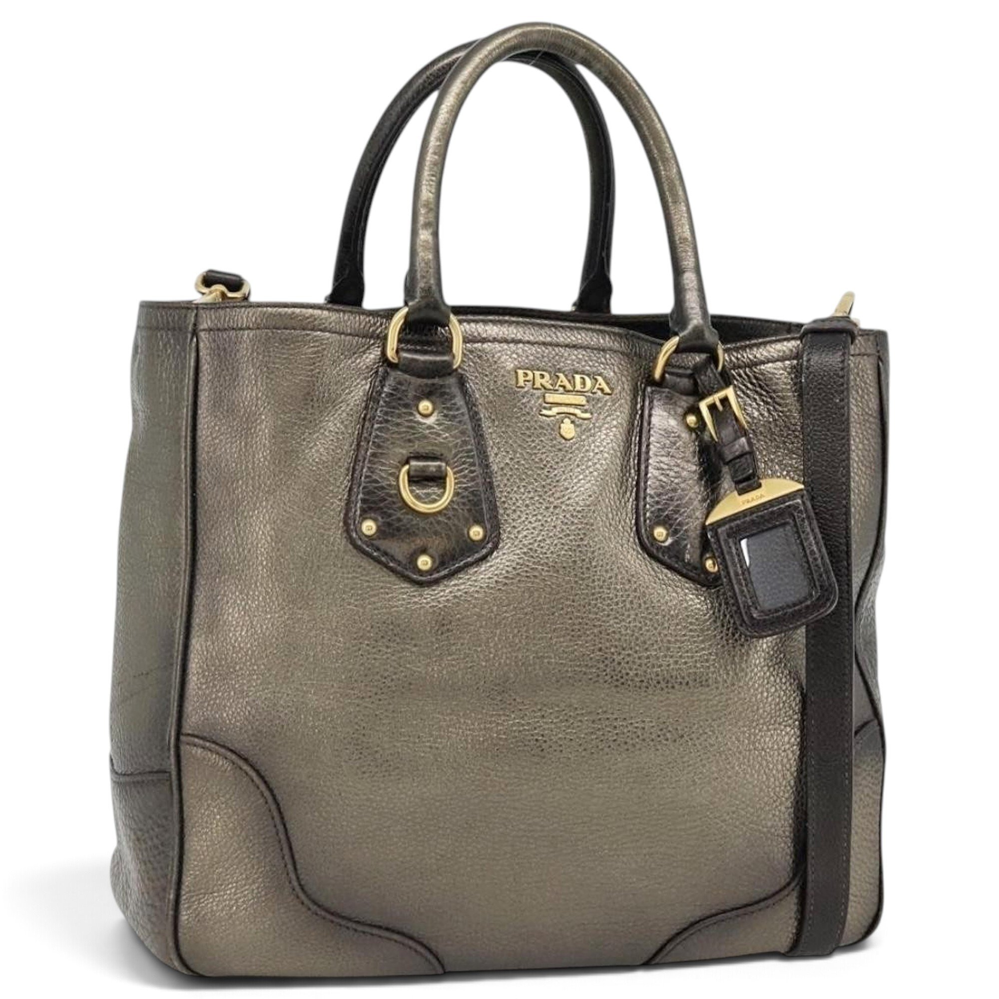 Leather tote
