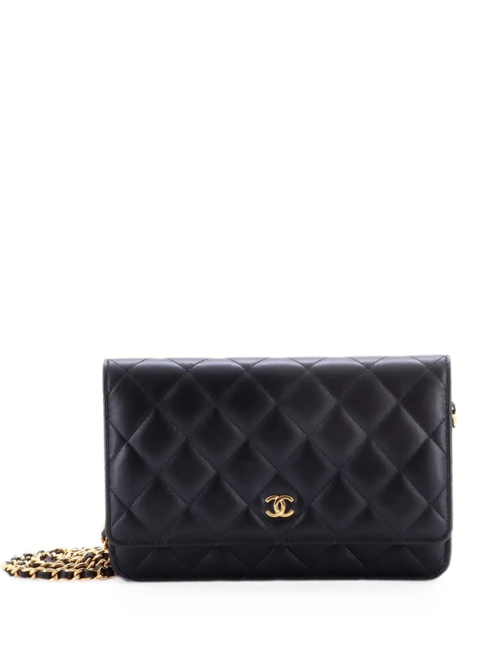 Wallet on Chain Quilted Lambskin crossbody bag