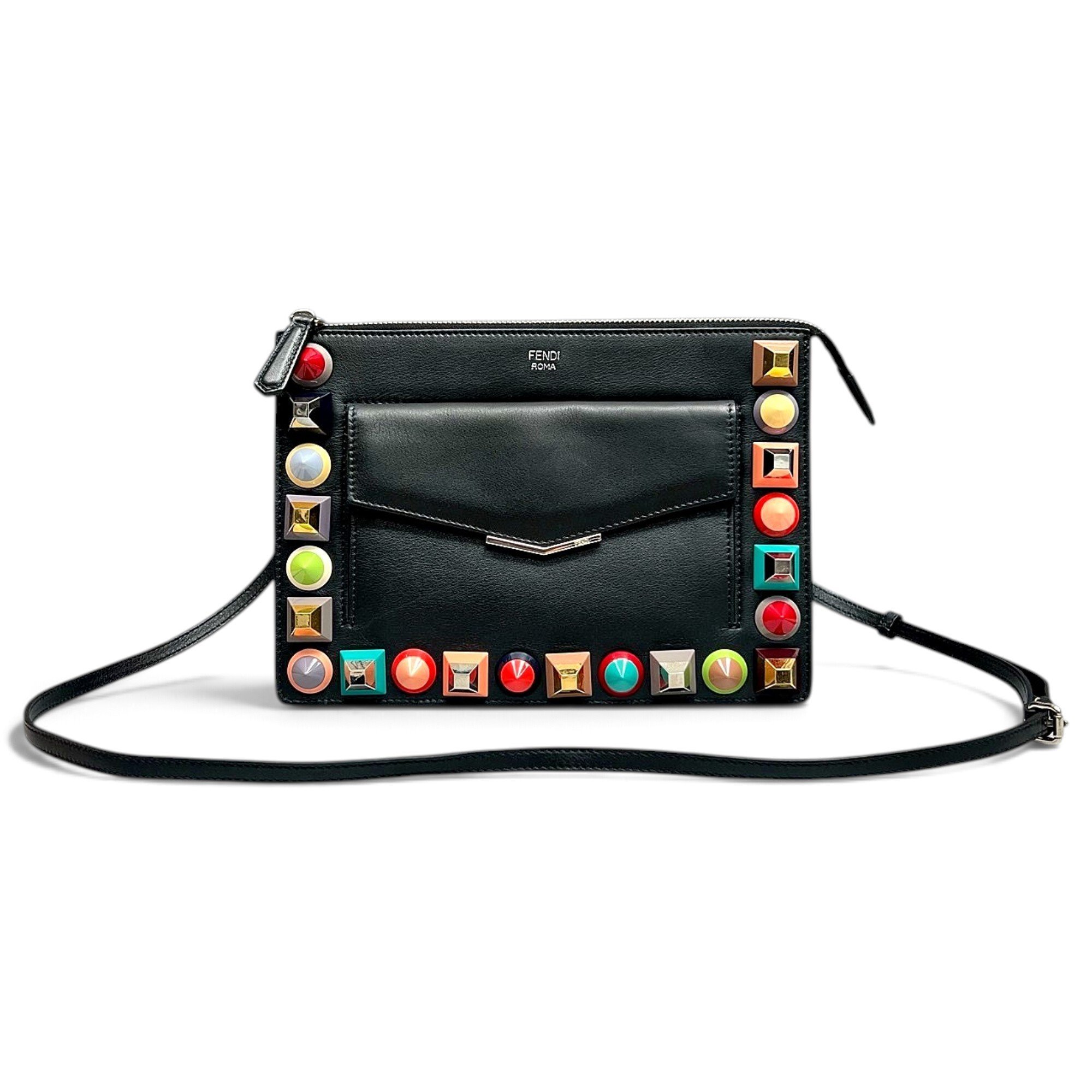 Leather crossbody bag