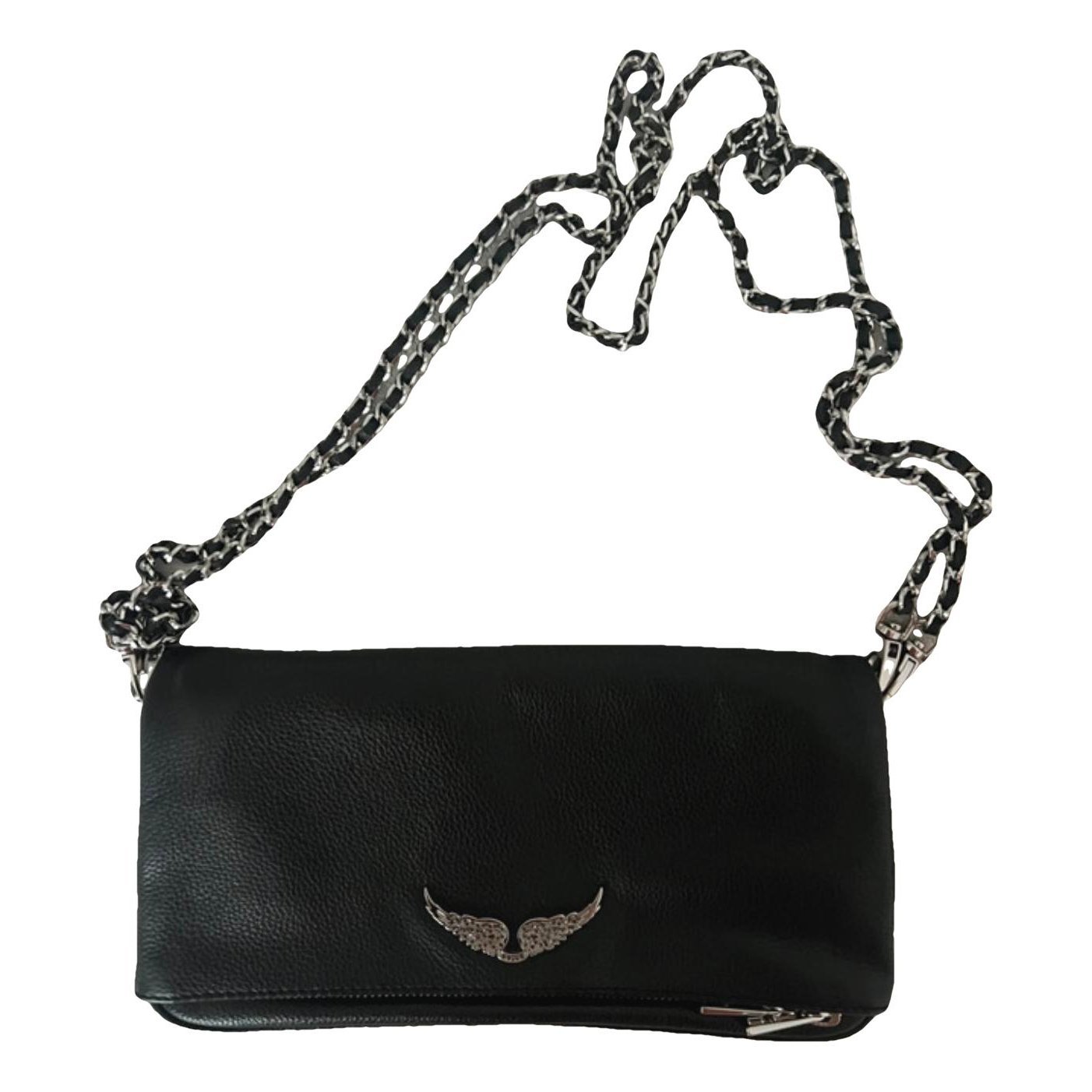 Rock leather crossbody bag