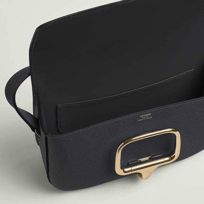 Bleu Indigo Hermès Della Cavalleria Elan Bag