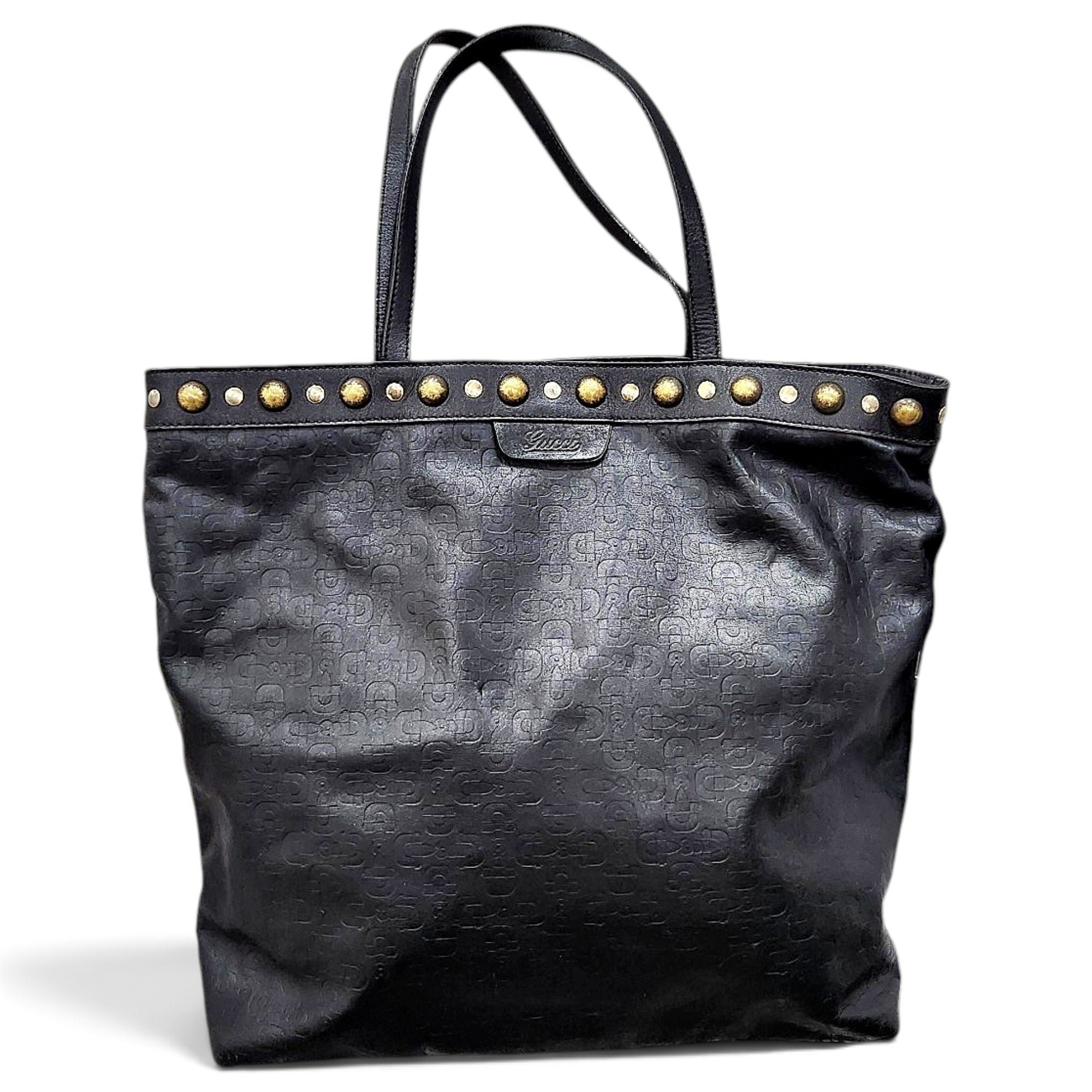 Leather tote
