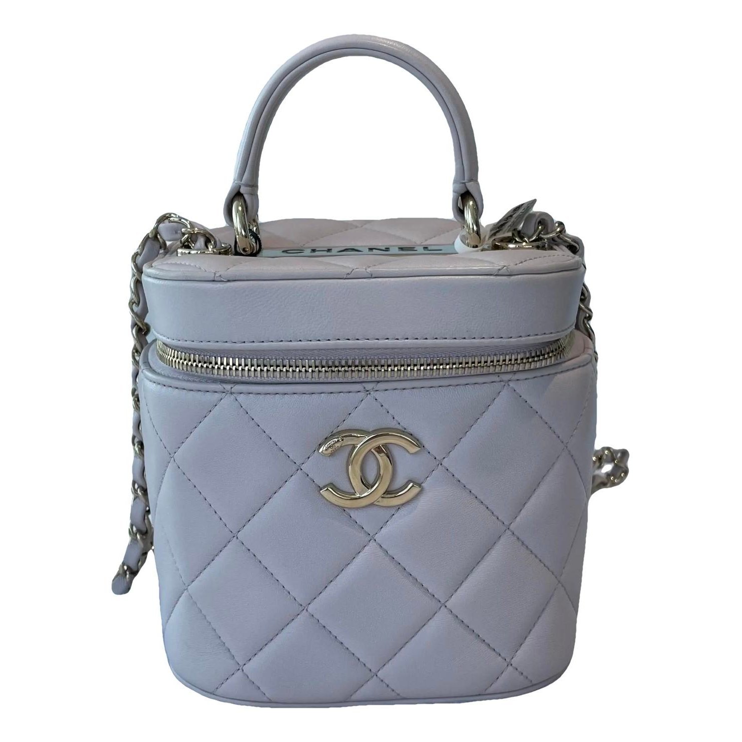 Trendy CC Vanity leather handbag
