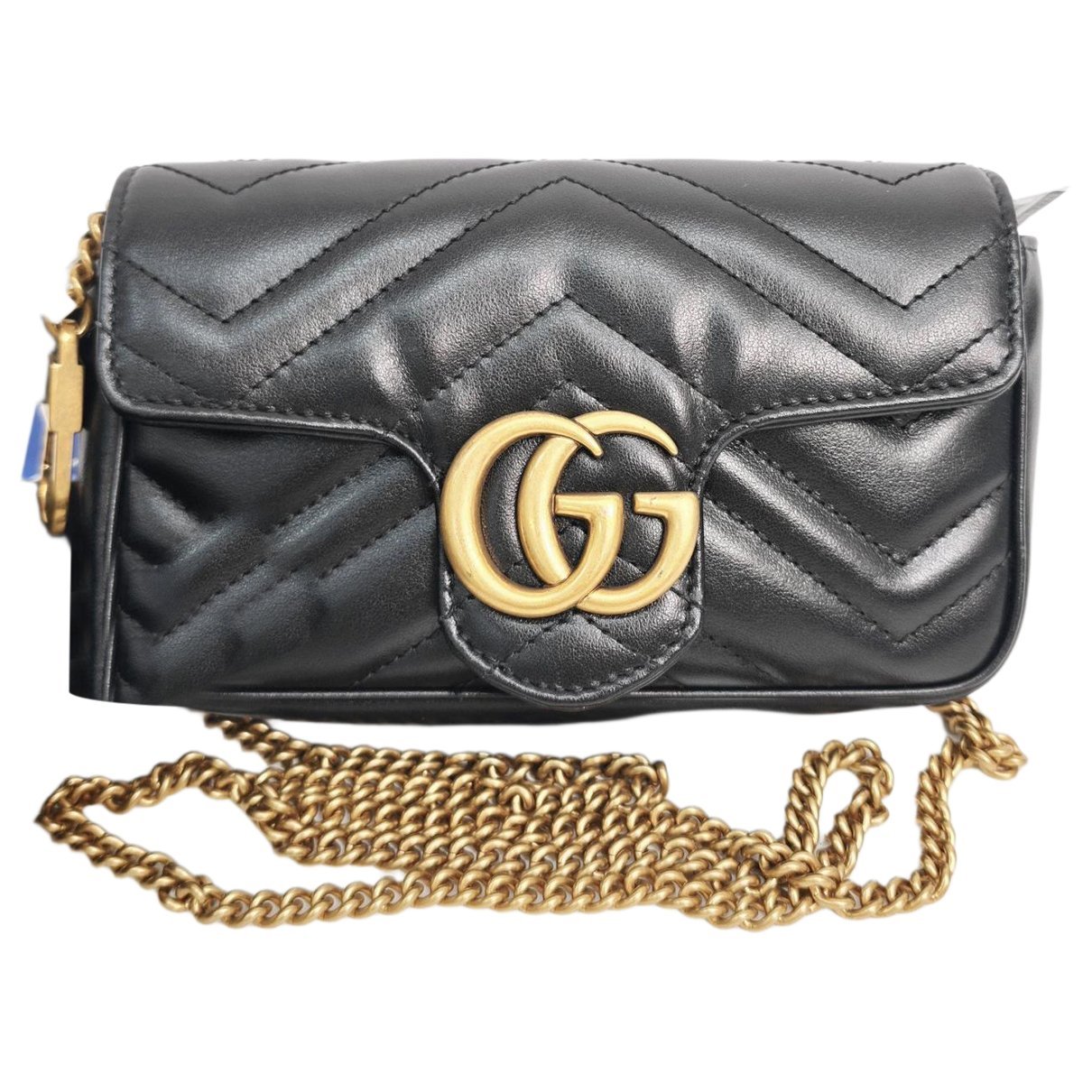 GG Marmont Flap leather crossbody bag