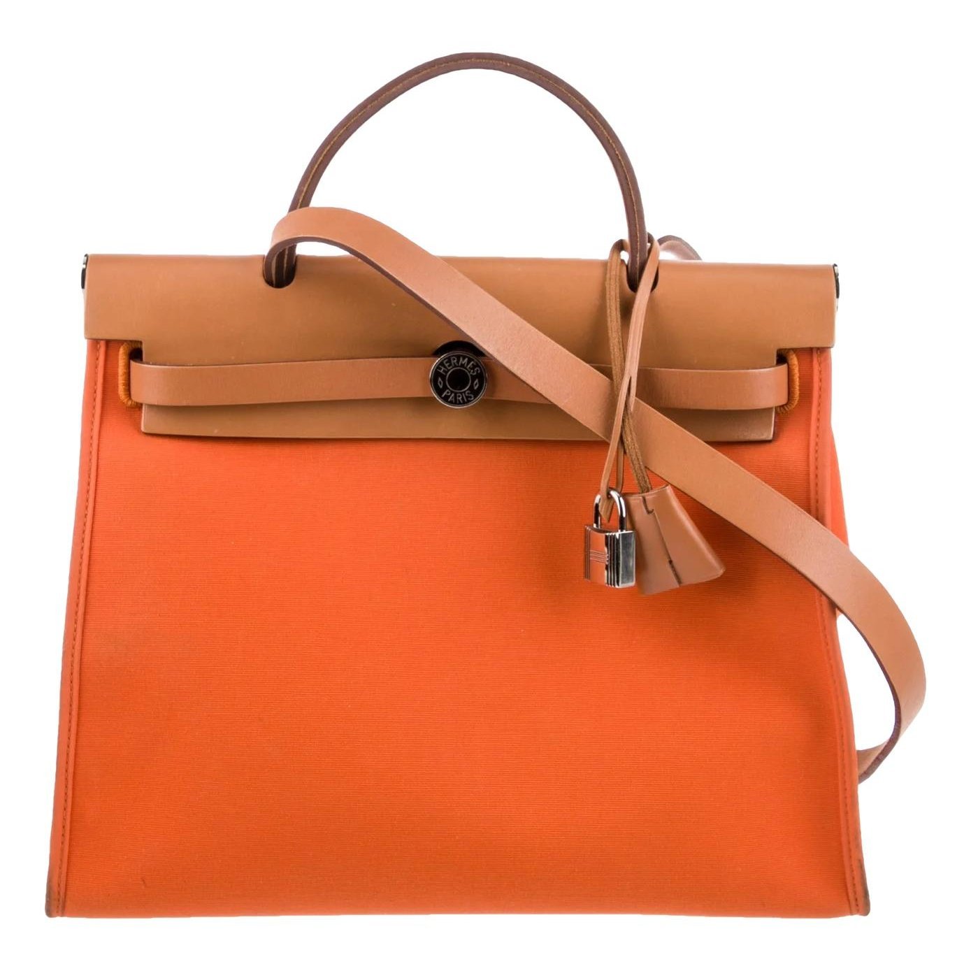 Hermes Herbag Handbag Vache Leather