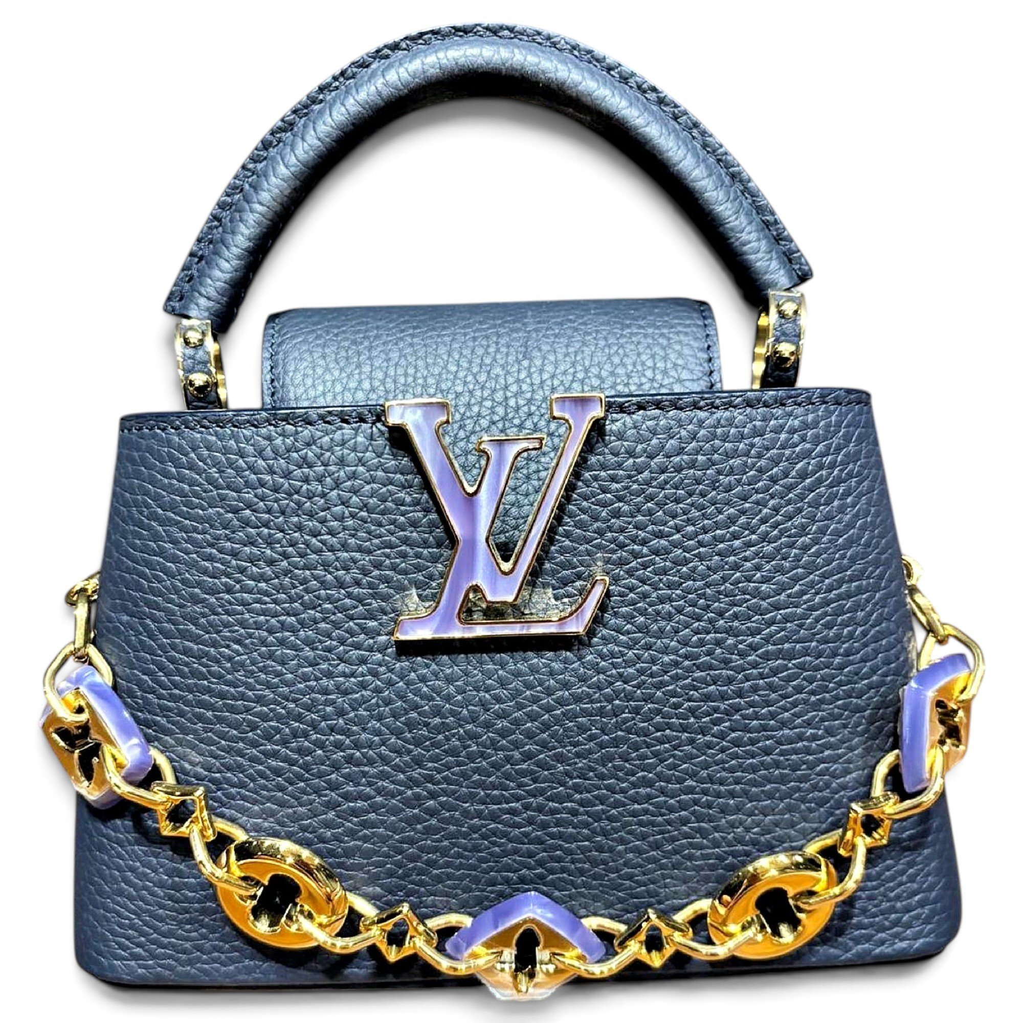 Capucines leather handbag